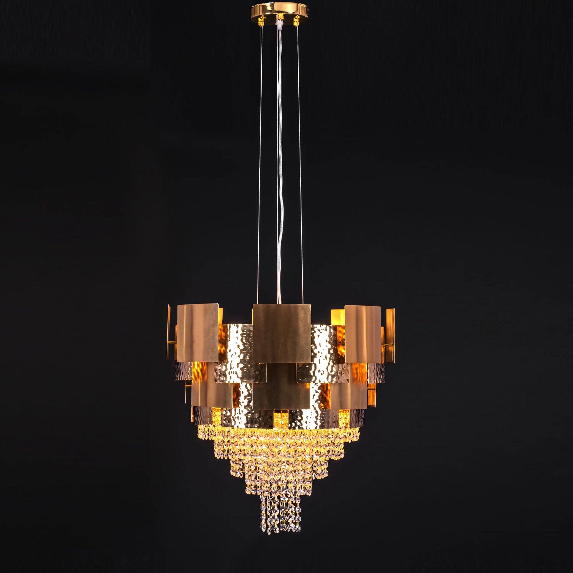 Keys To The Kingdom Grand Crystal Chandelier with intricate design