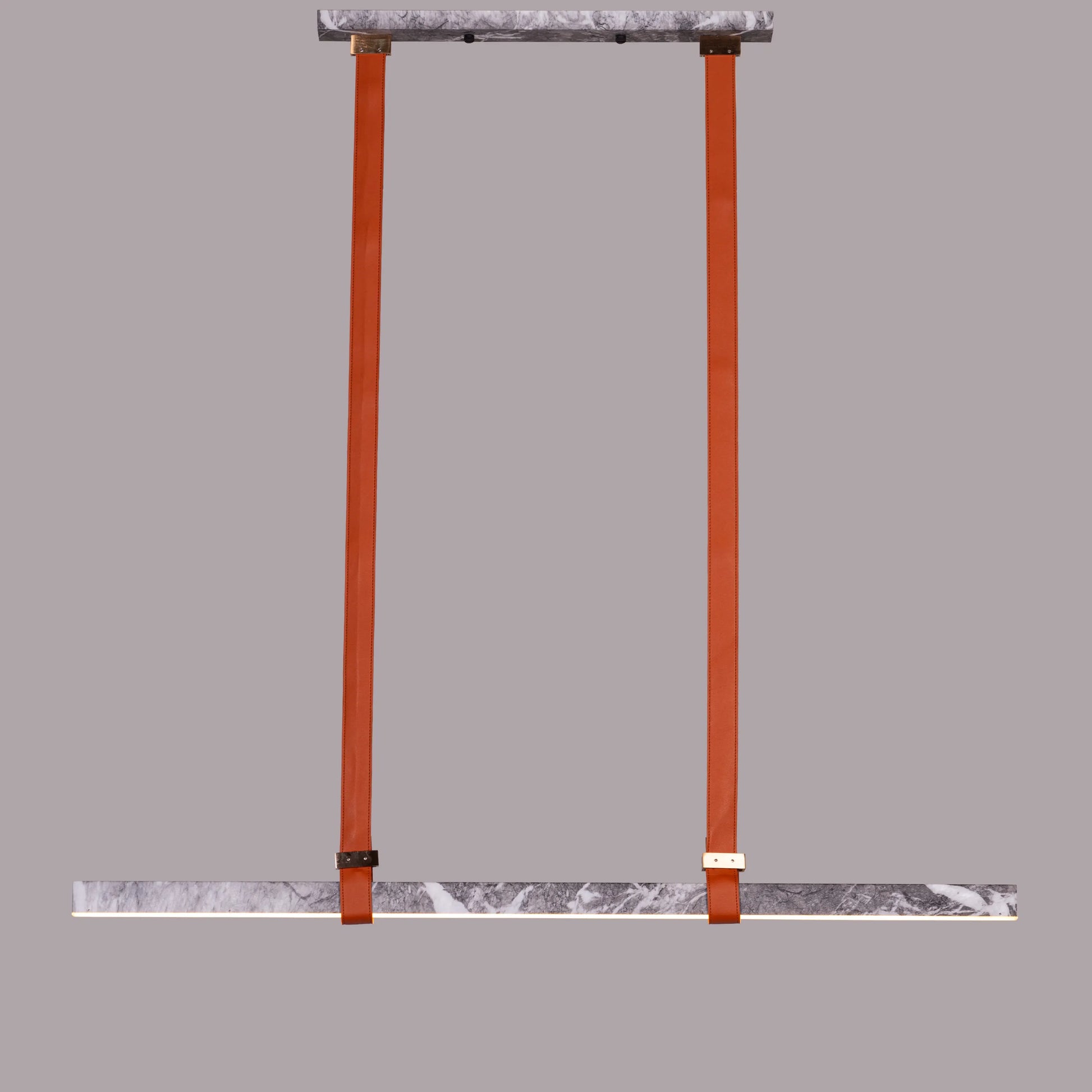 Comeback Chandelier: A medium-sized, grey chandelier with dimmable LED lighting and remote control.