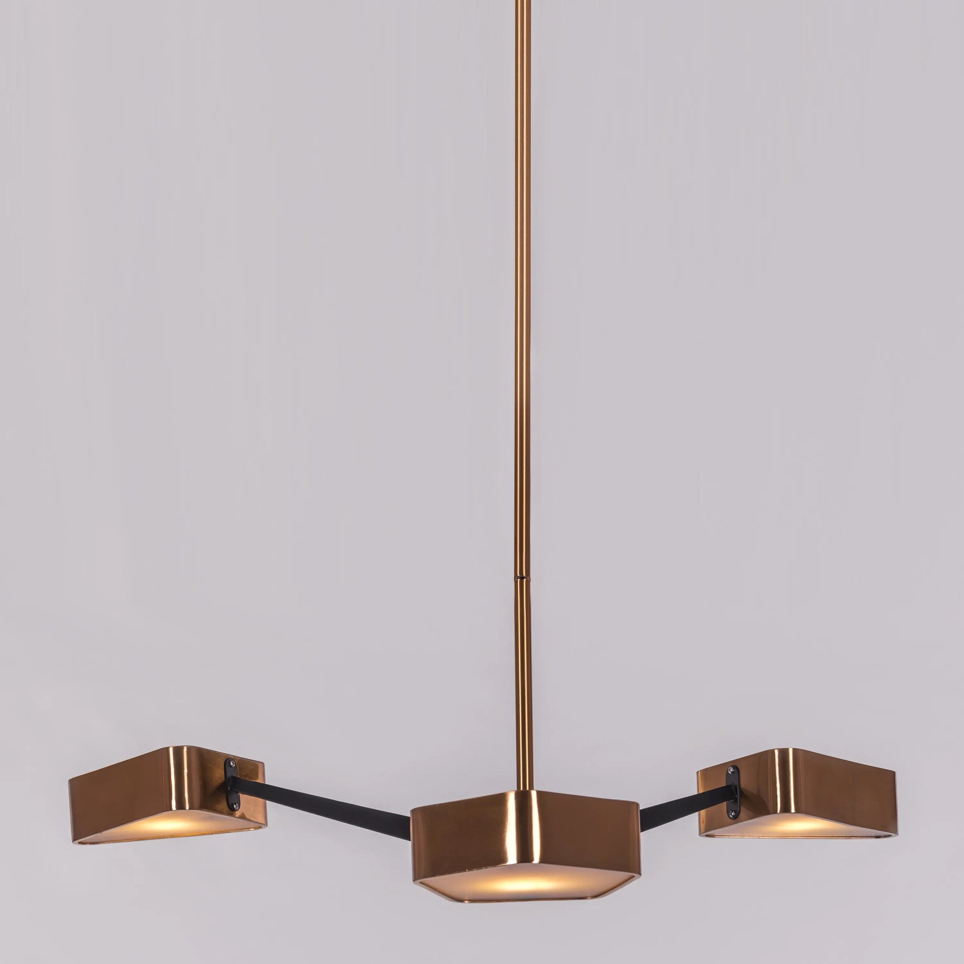 Road Trip Chandelier in gold finish