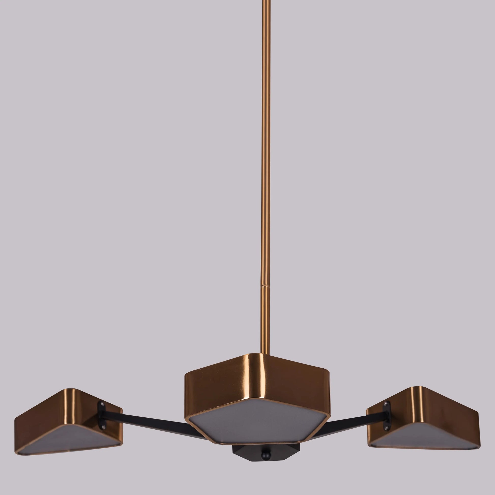 Road Trip Chandelier in gold finish