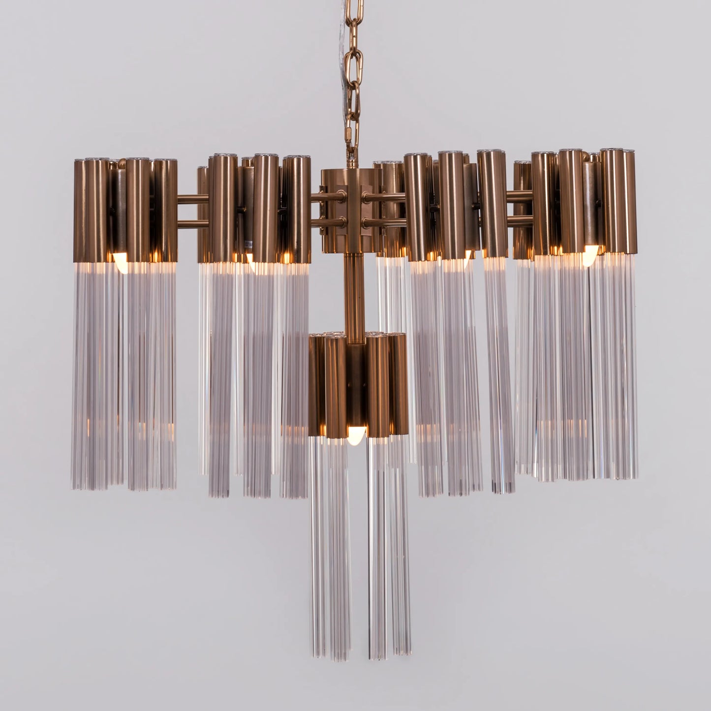Good Luck Charm Chandelier in gold finish