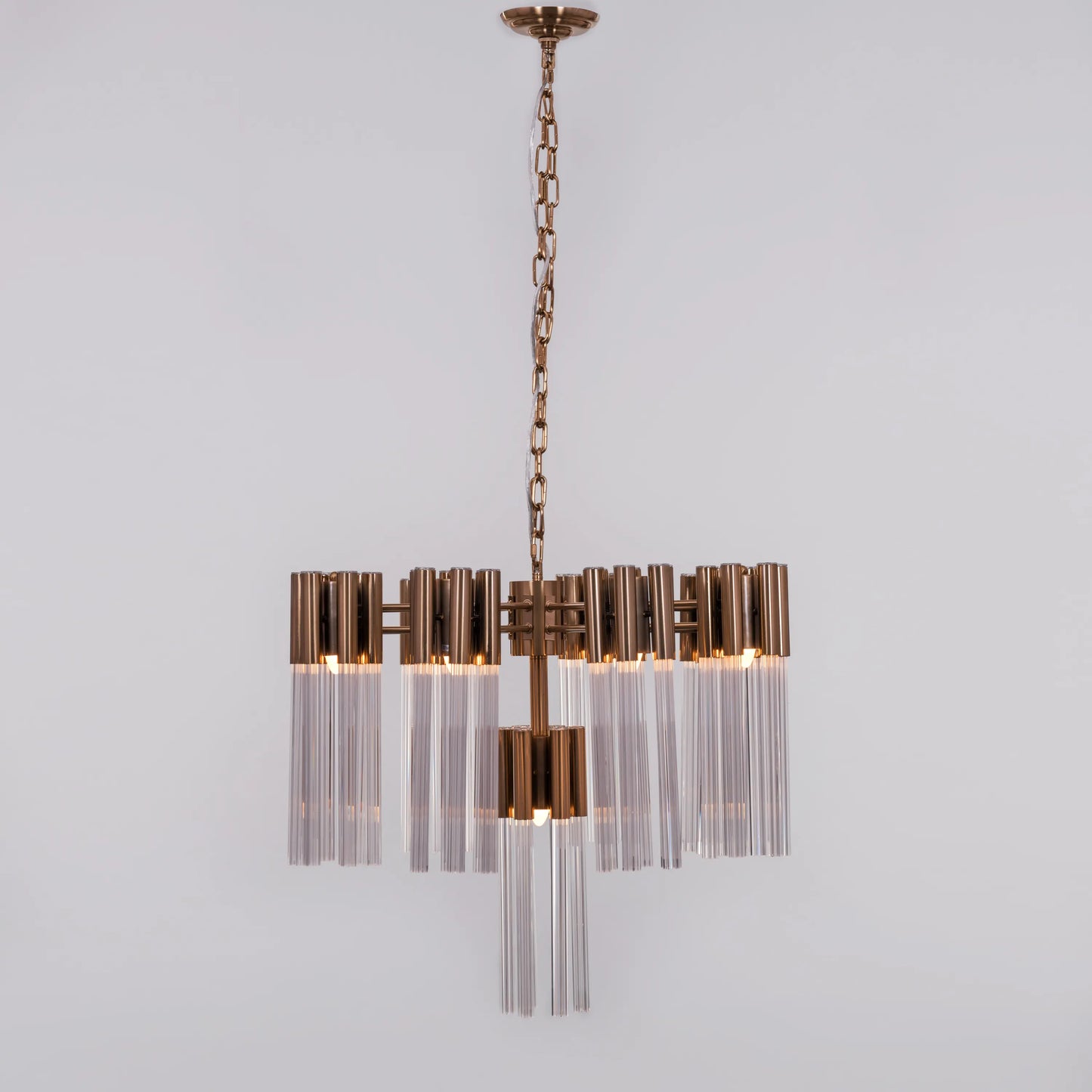 Good Luck Charm Chandelier in gold finish