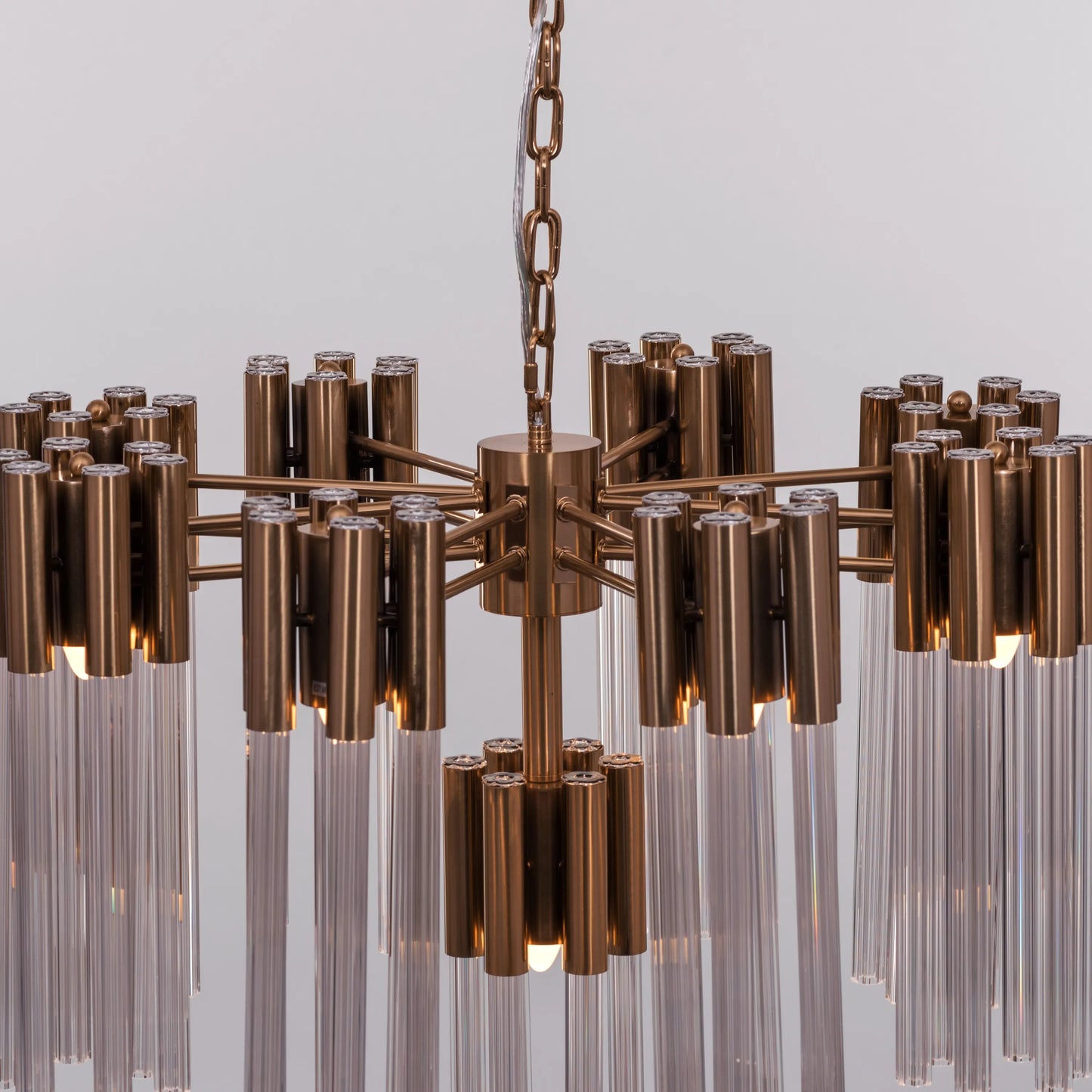 Good Luck Charm Chandelier in gold finish