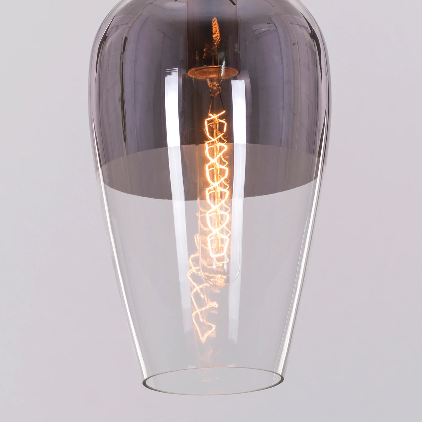 Have It All ( Smokey Grey) Glass Pendant Light