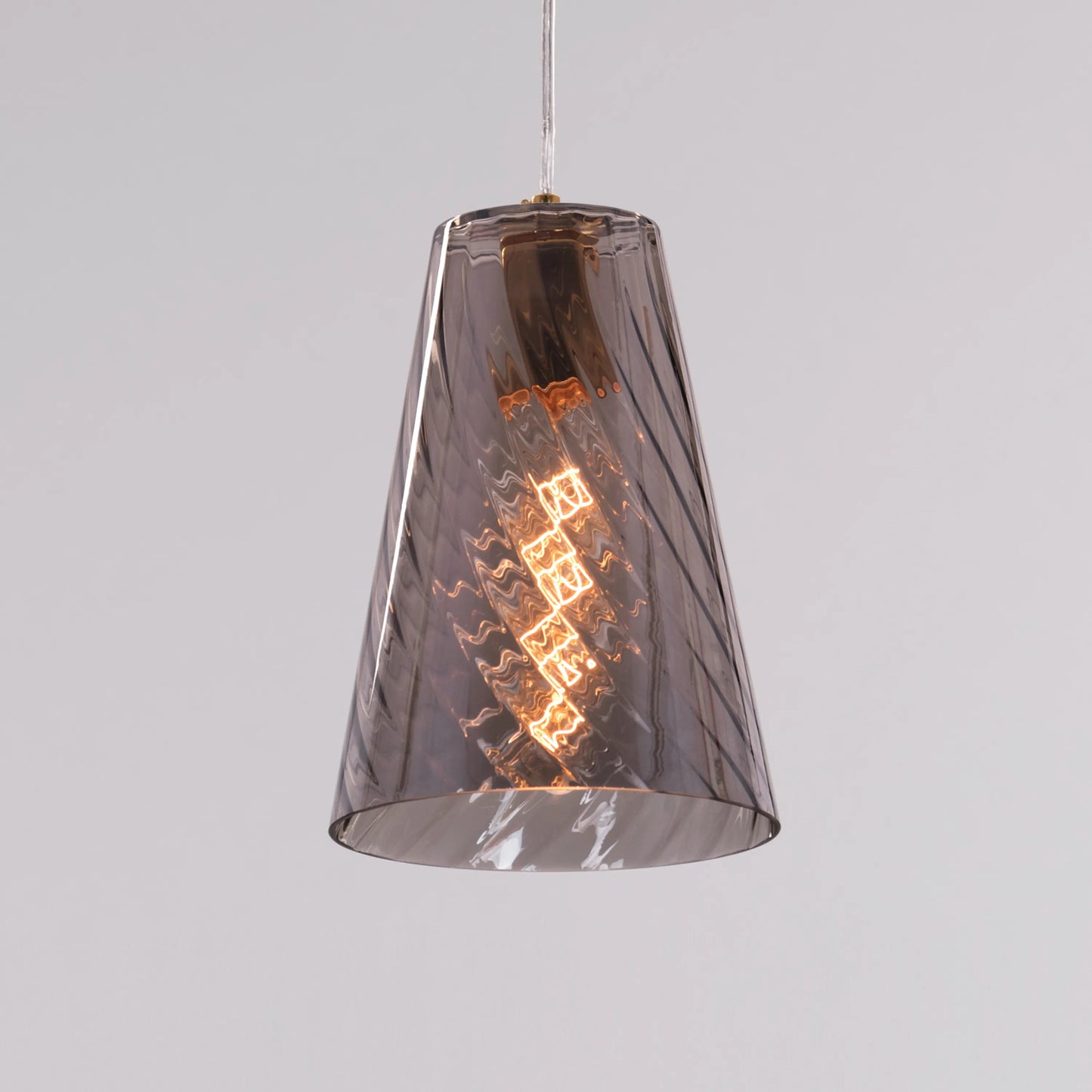 Open Sesame (Smokey, Amber) Glass Pendant Light