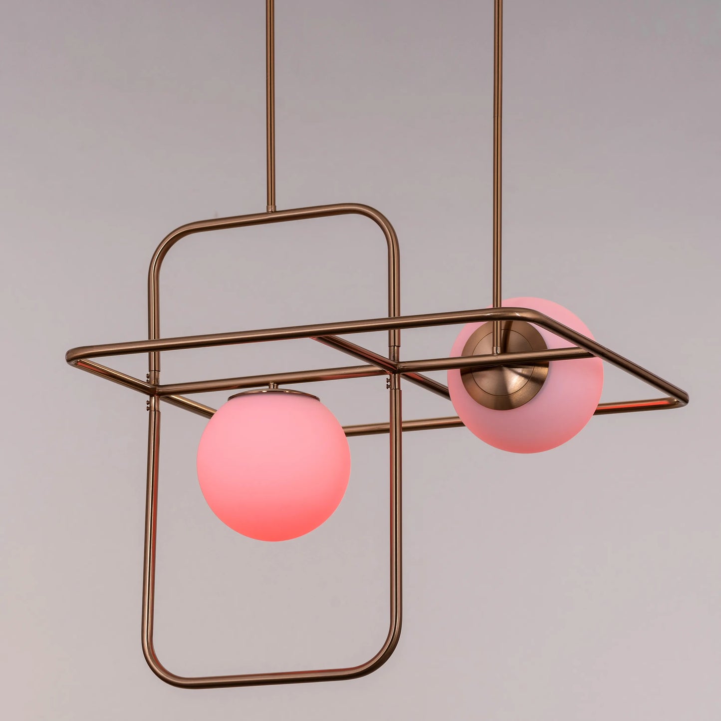 Lean On Chandelier in gold finish