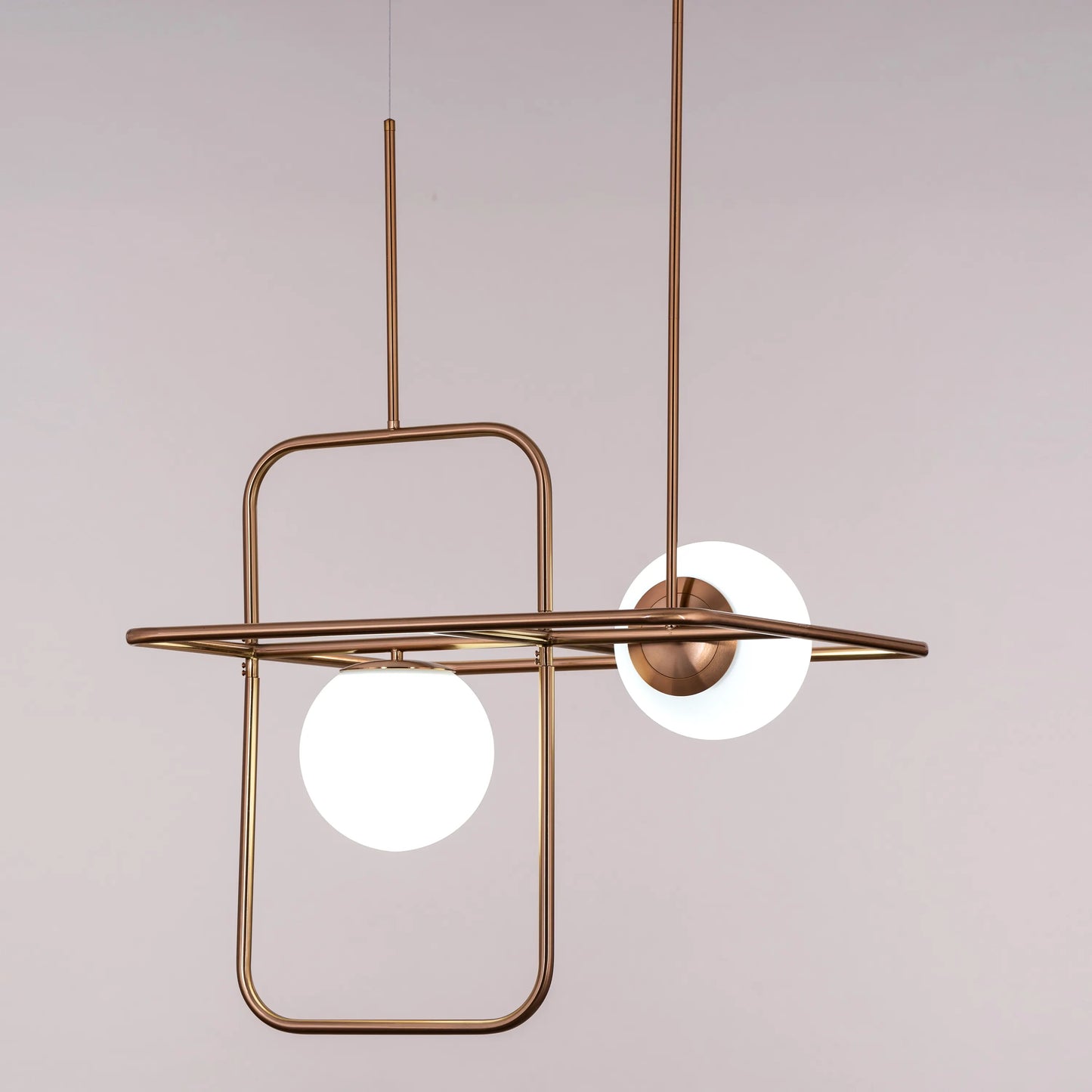 Lean On Chandelier in gold finish