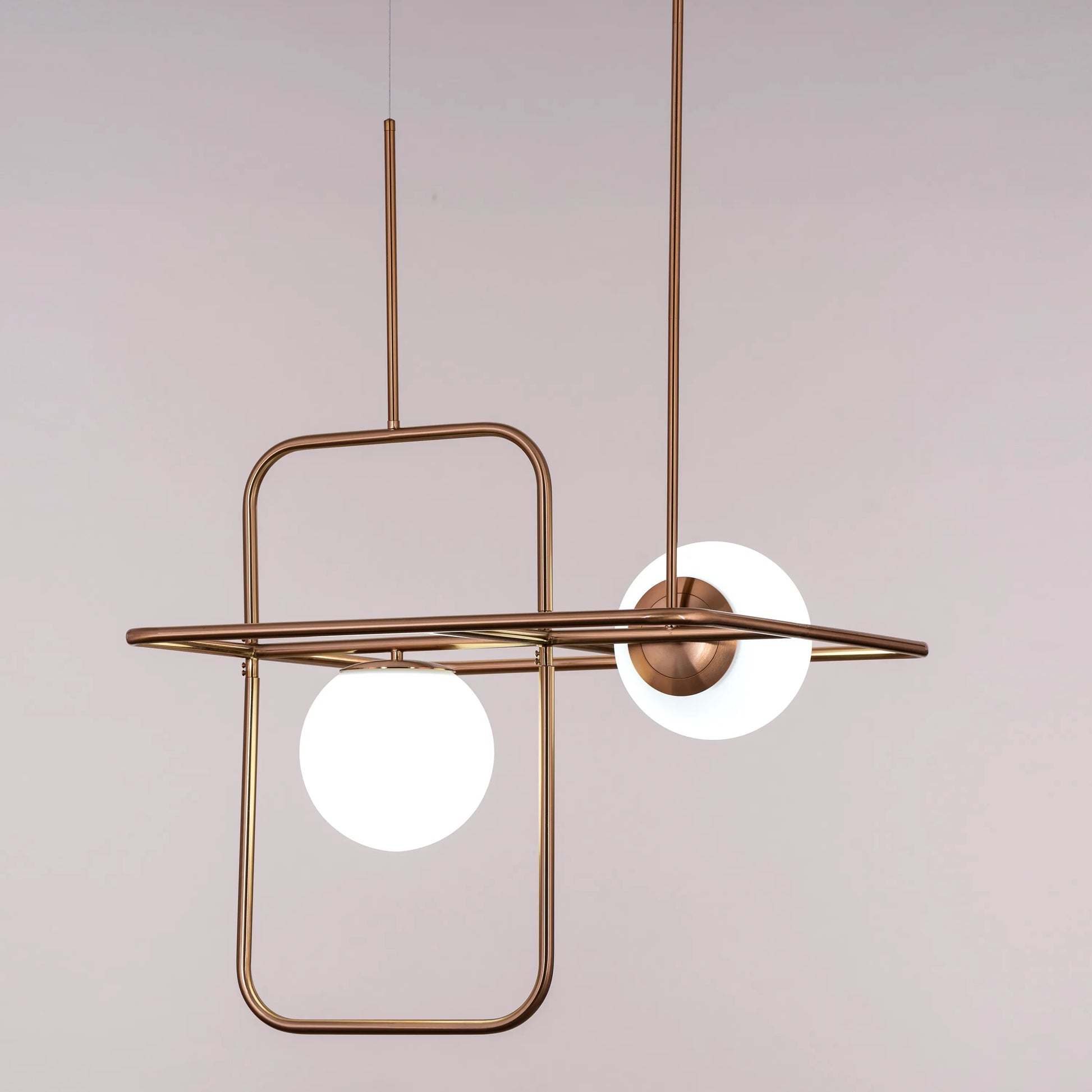 Lean On Chandelier in gold finish