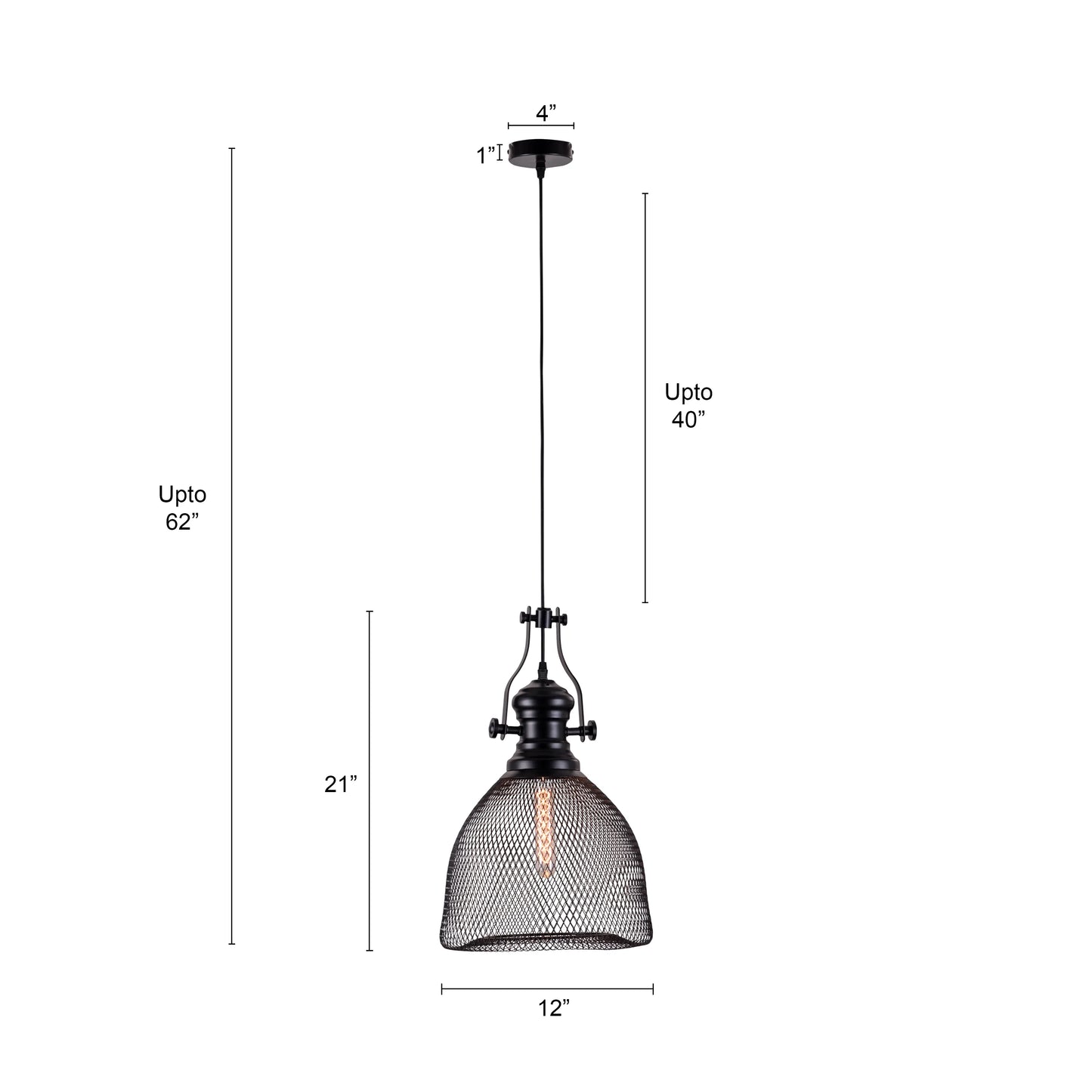 Resort Chic Signature (Black) Pendant Light