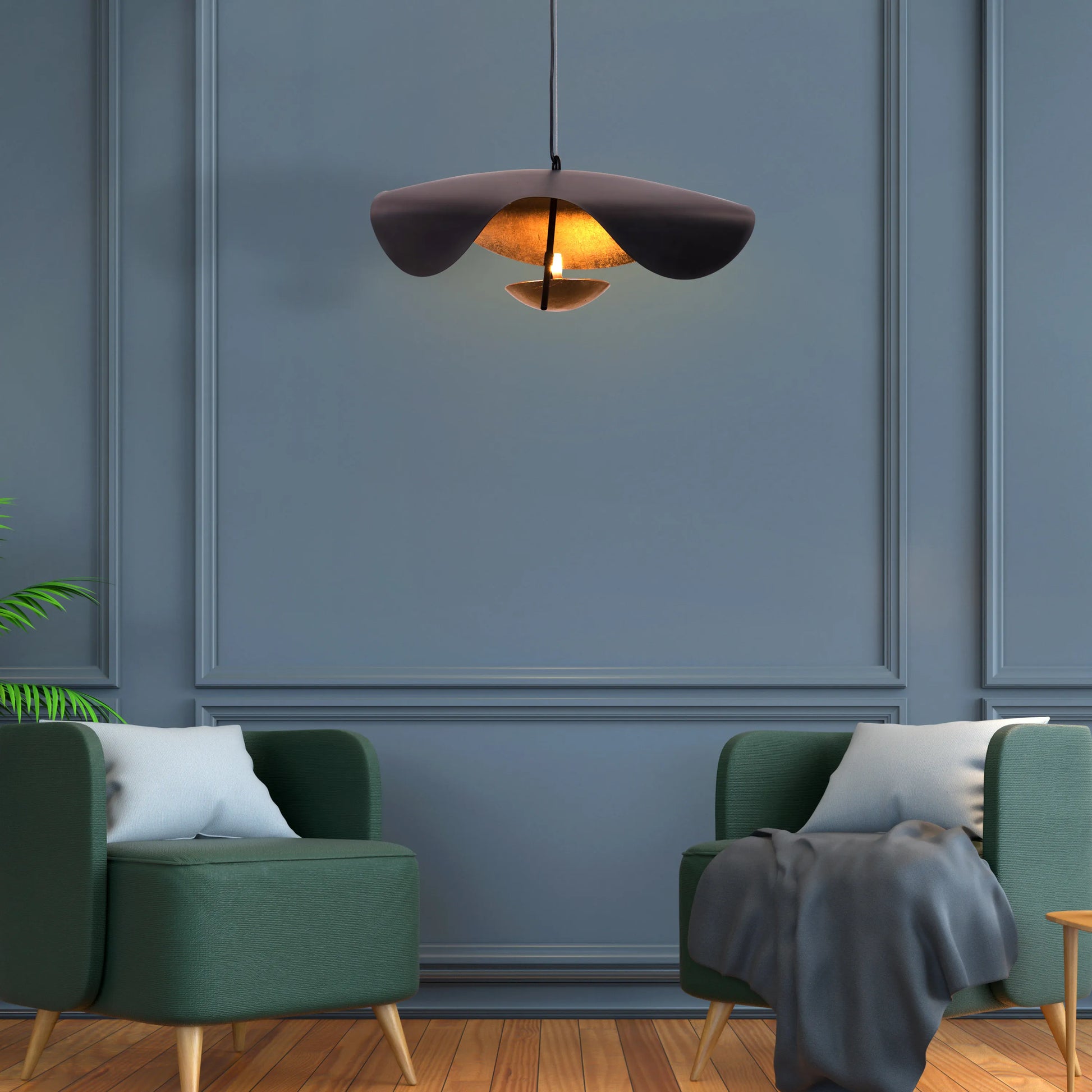 Stylish Driver's Seat Pendant Light Featuring Elegant Black Finish and Contemporary Design