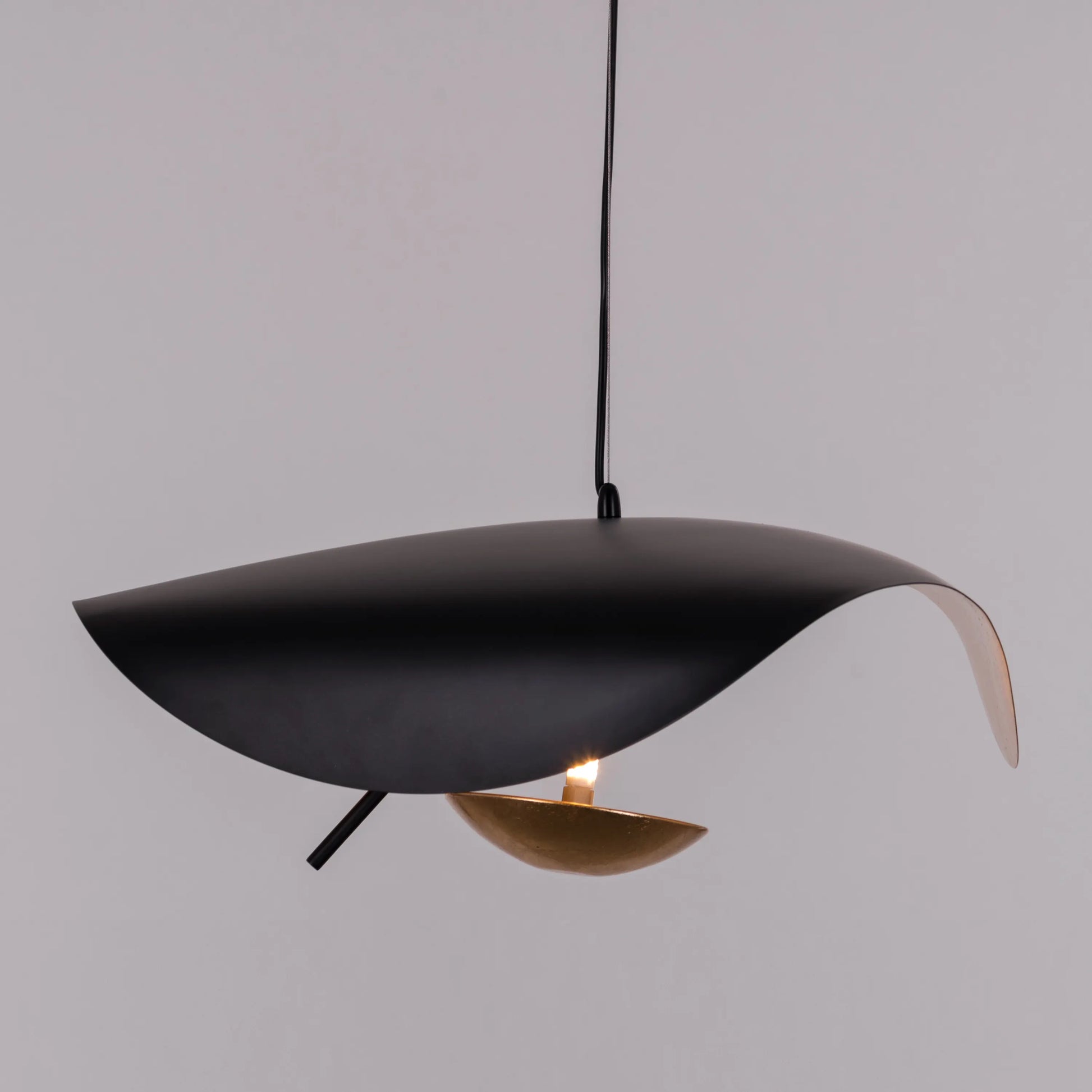 Stylish Driver's Seat Pendant Light Featuring Elegant Black Finish and Contemporary Design