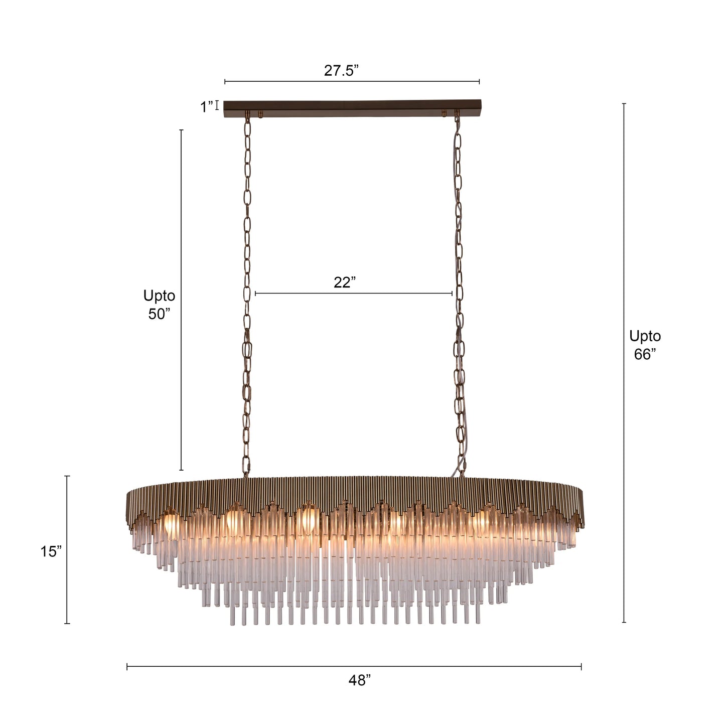 Diamonds Are Forever large oval gold crystal chandelier illuminating a grand ballroom