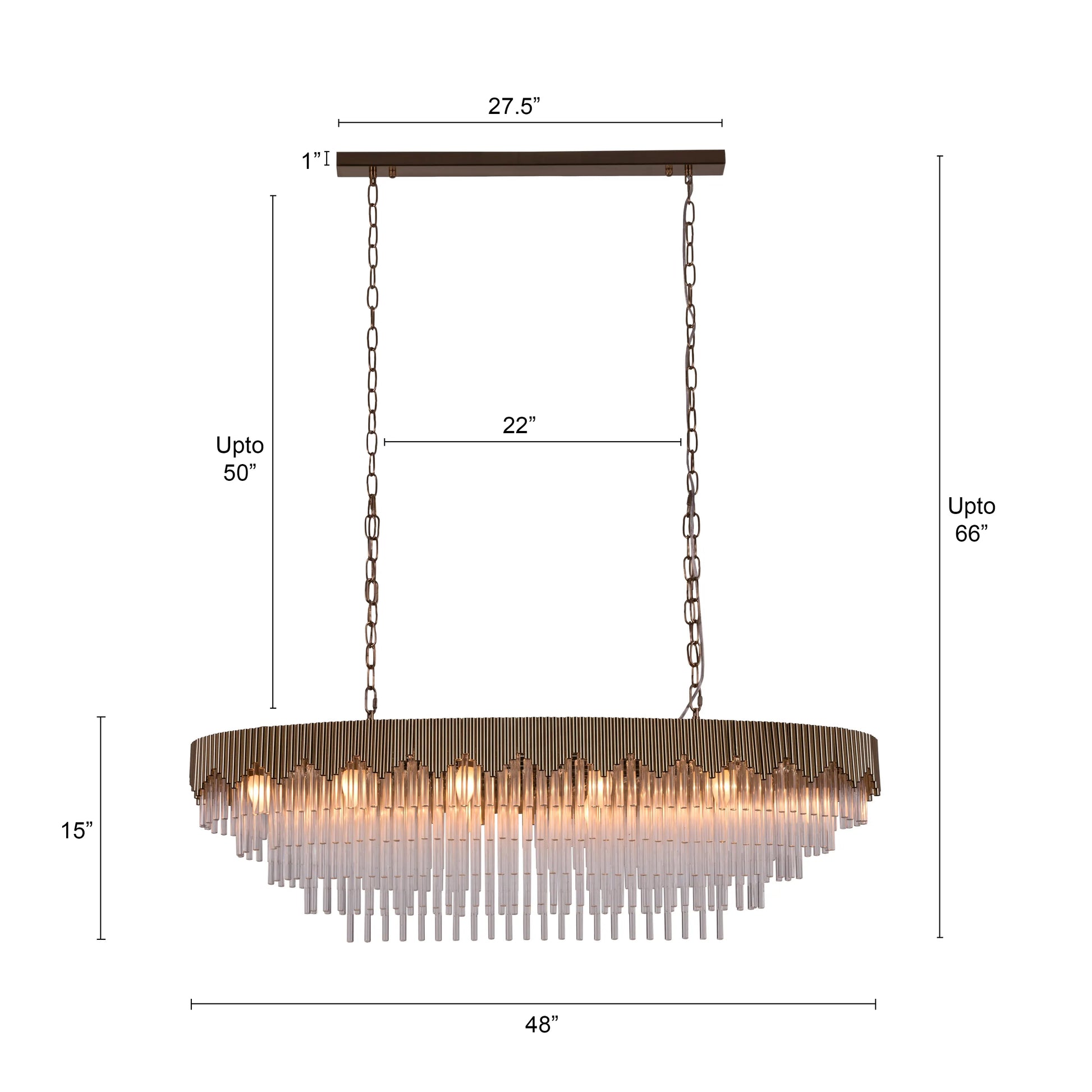 Diamonds Are Forever large oval gold crystal chandelier illuminating a grand ballroom