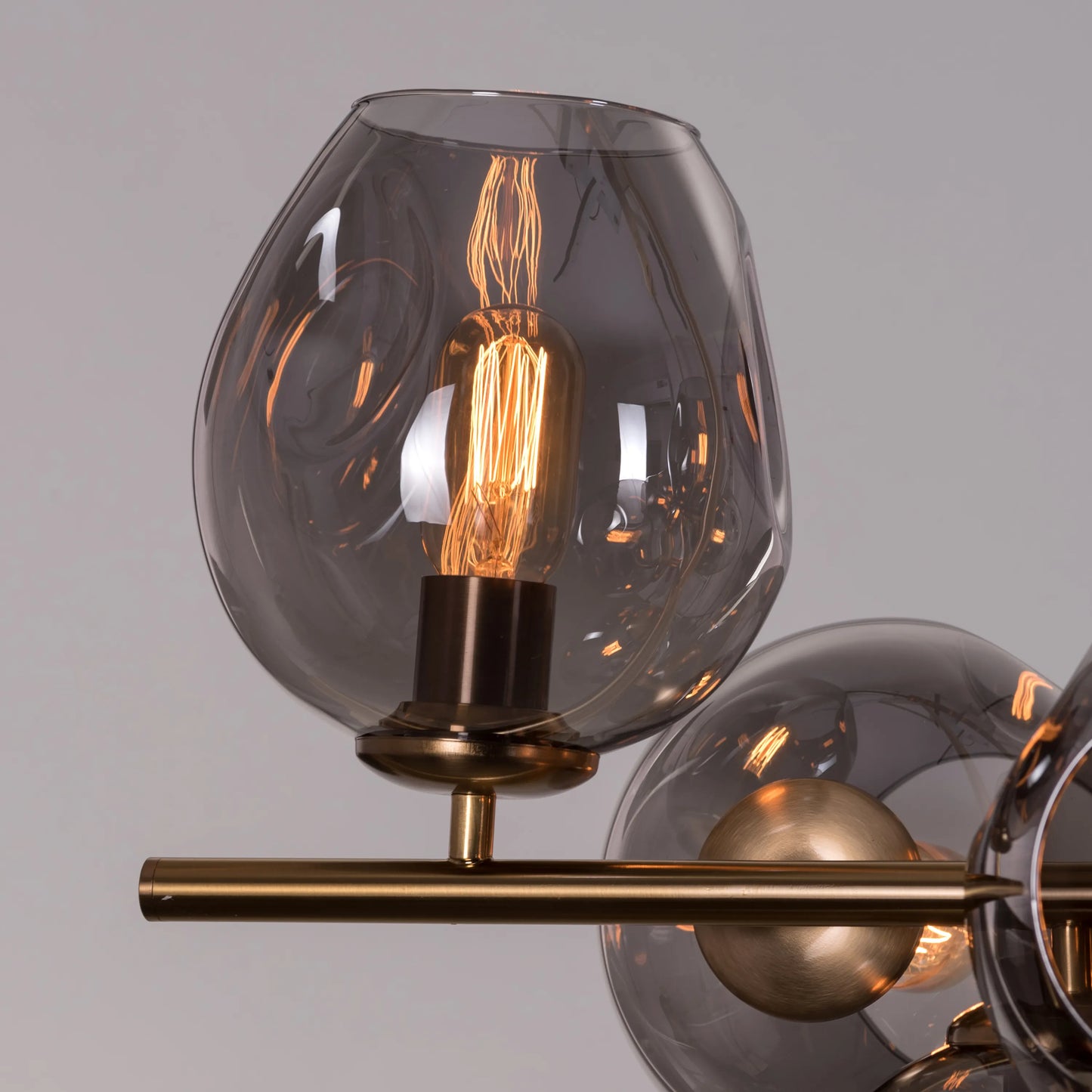 The Night Is Young Glass Chandelier