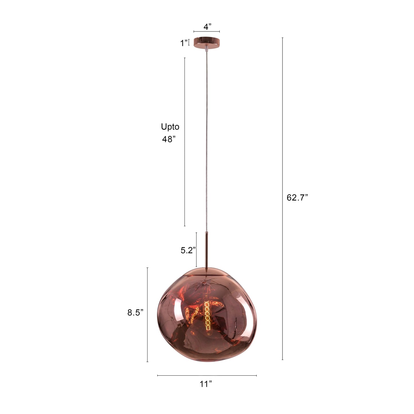 Ongoing Love Glass Pendant Light