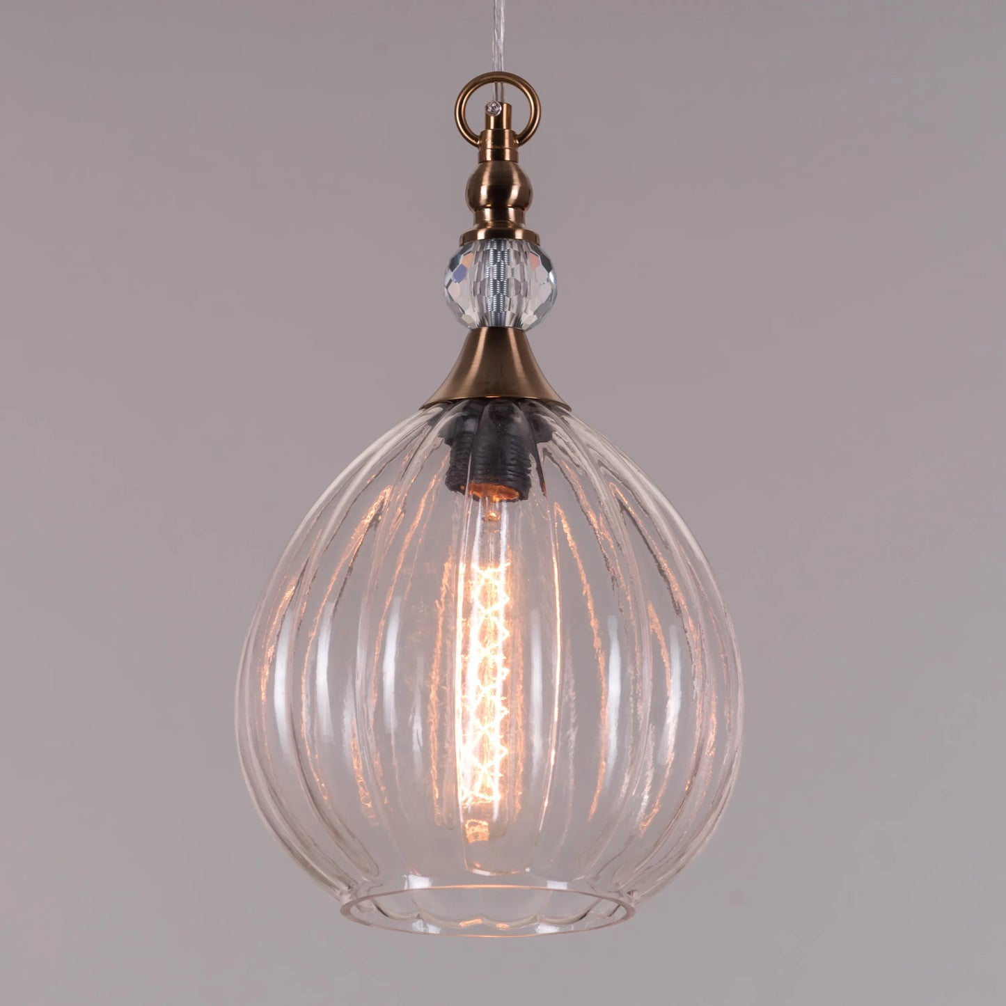 Stylish Love Club Gold Pendant Light with Glass for a Contemporary Flair