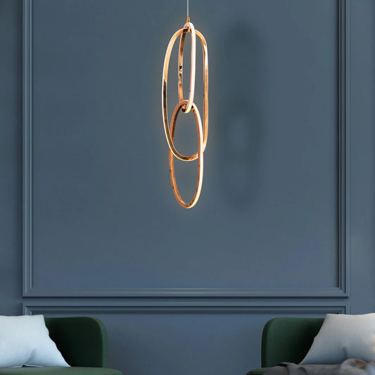 Call The Shots Pendant Light in gold finish