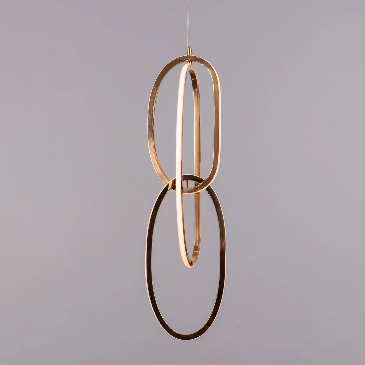 Call The Shots (Gold, 3 Color Dimmable LED With Remote Control) Pendant Light