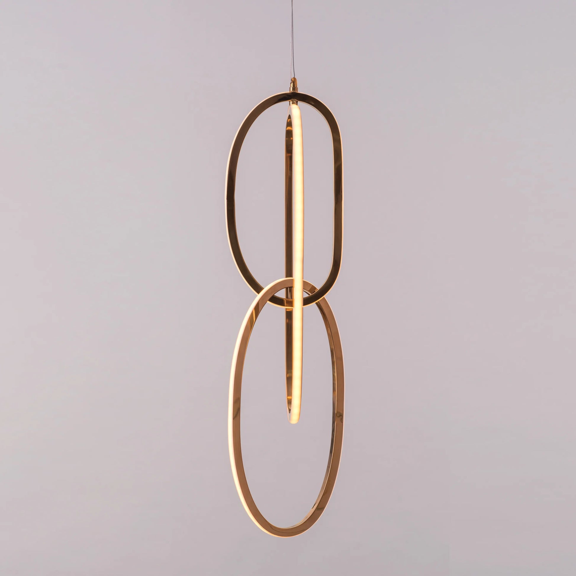 Call The Shots Pendant Light in gold finish