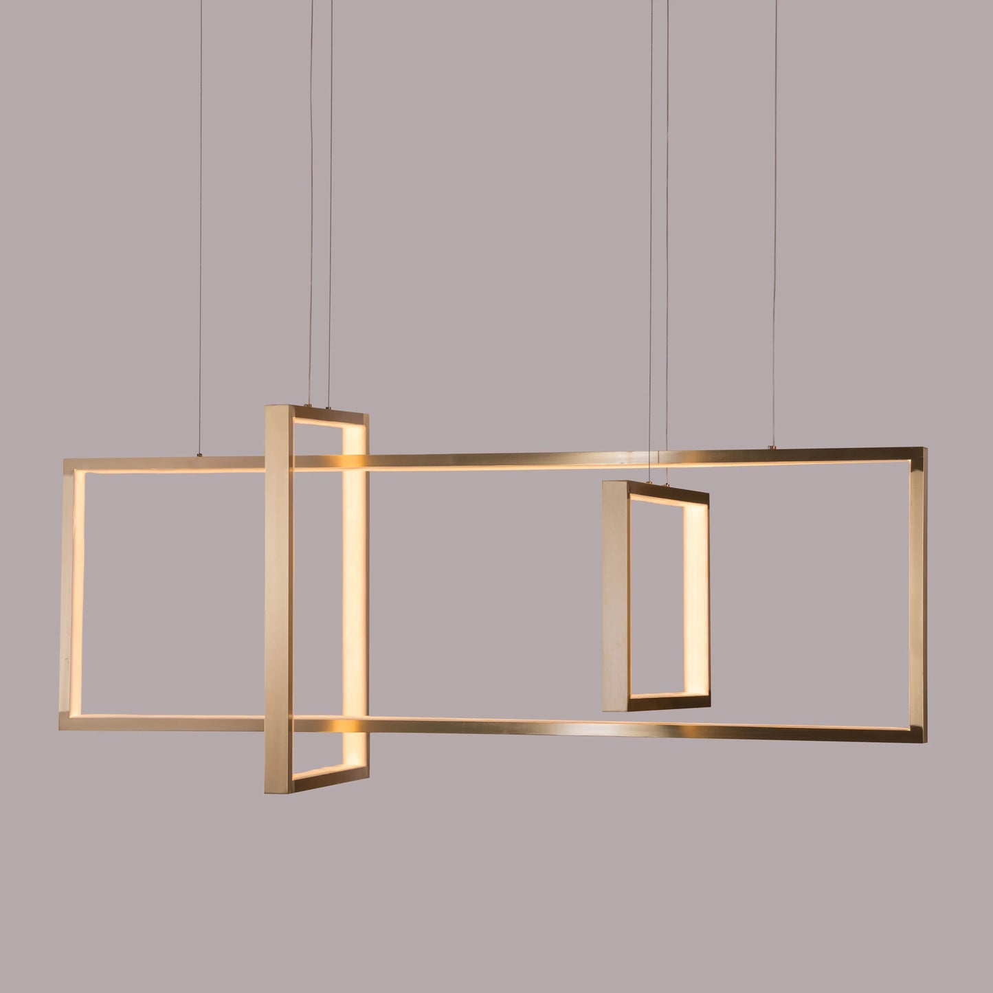 Setting Sun crystal chandelier illuminating a cozy, inviting living space