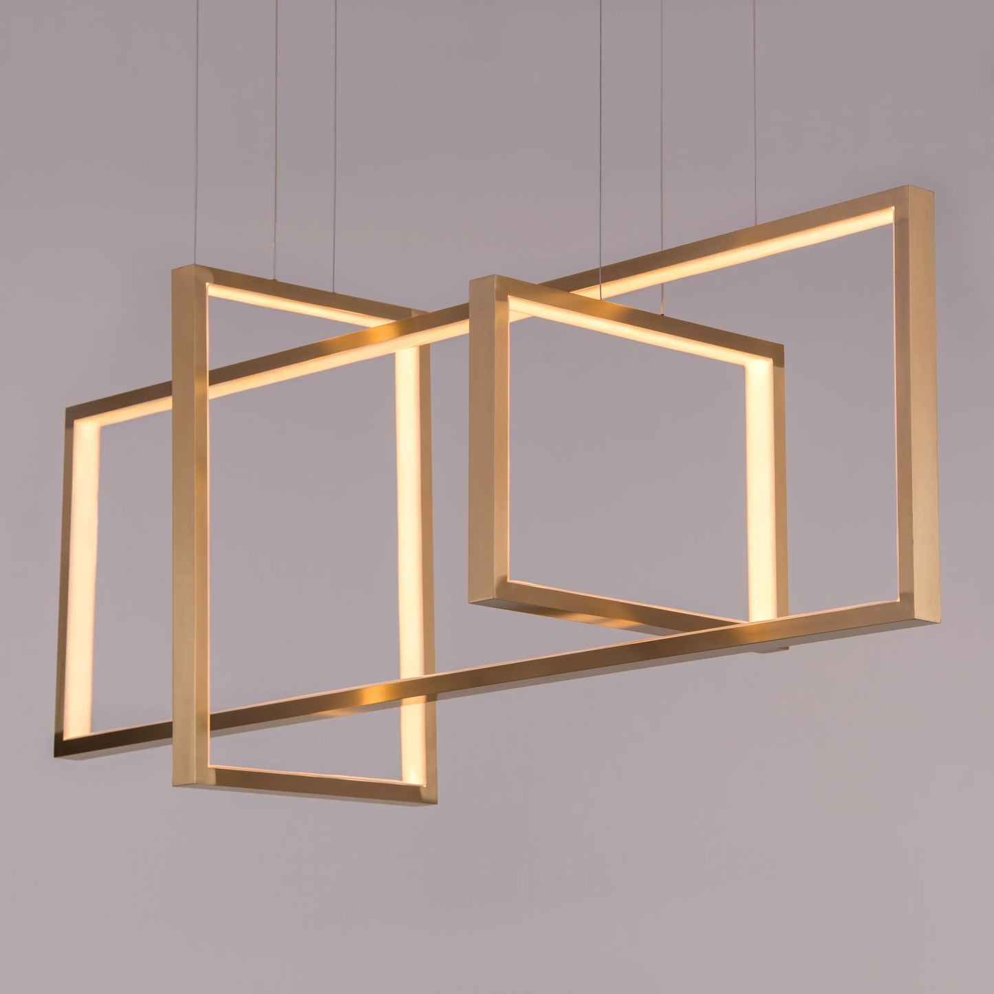 Setting Sun crystal chandelier illuminating a cozy, inviting living space