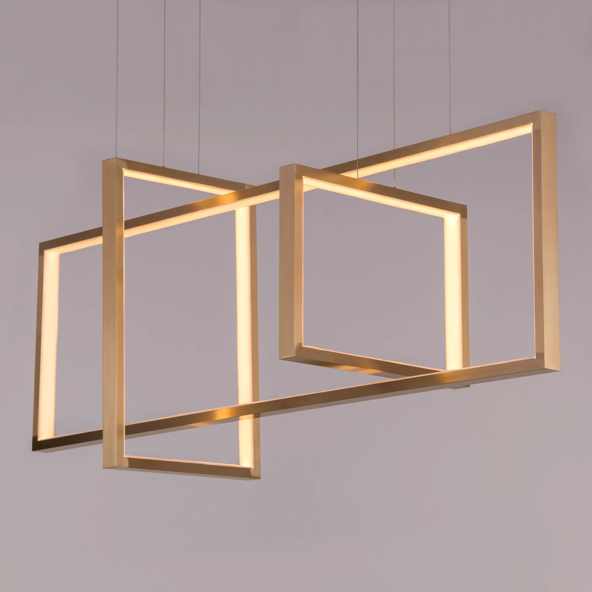 Setting Sun crystal chandelier illuminating a cozy, inviting living space