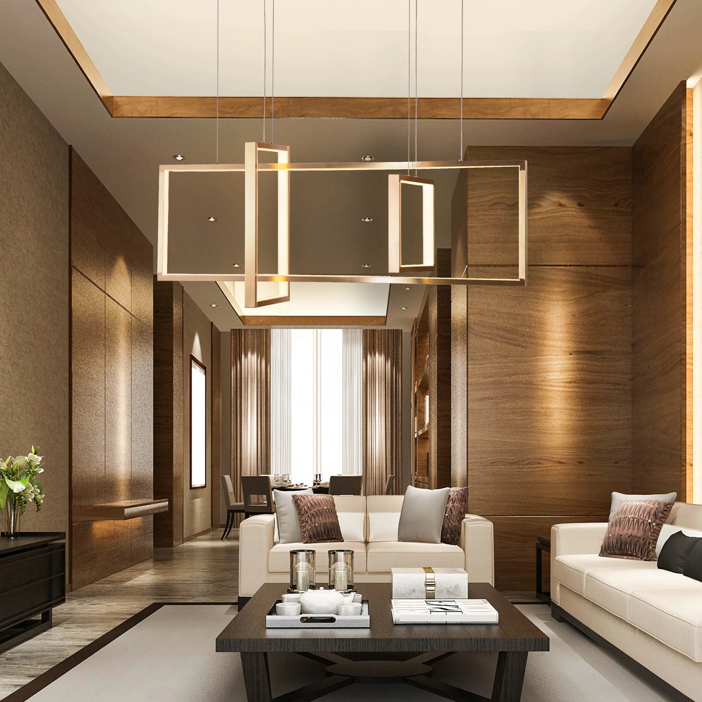 Setting Sun Chandelier