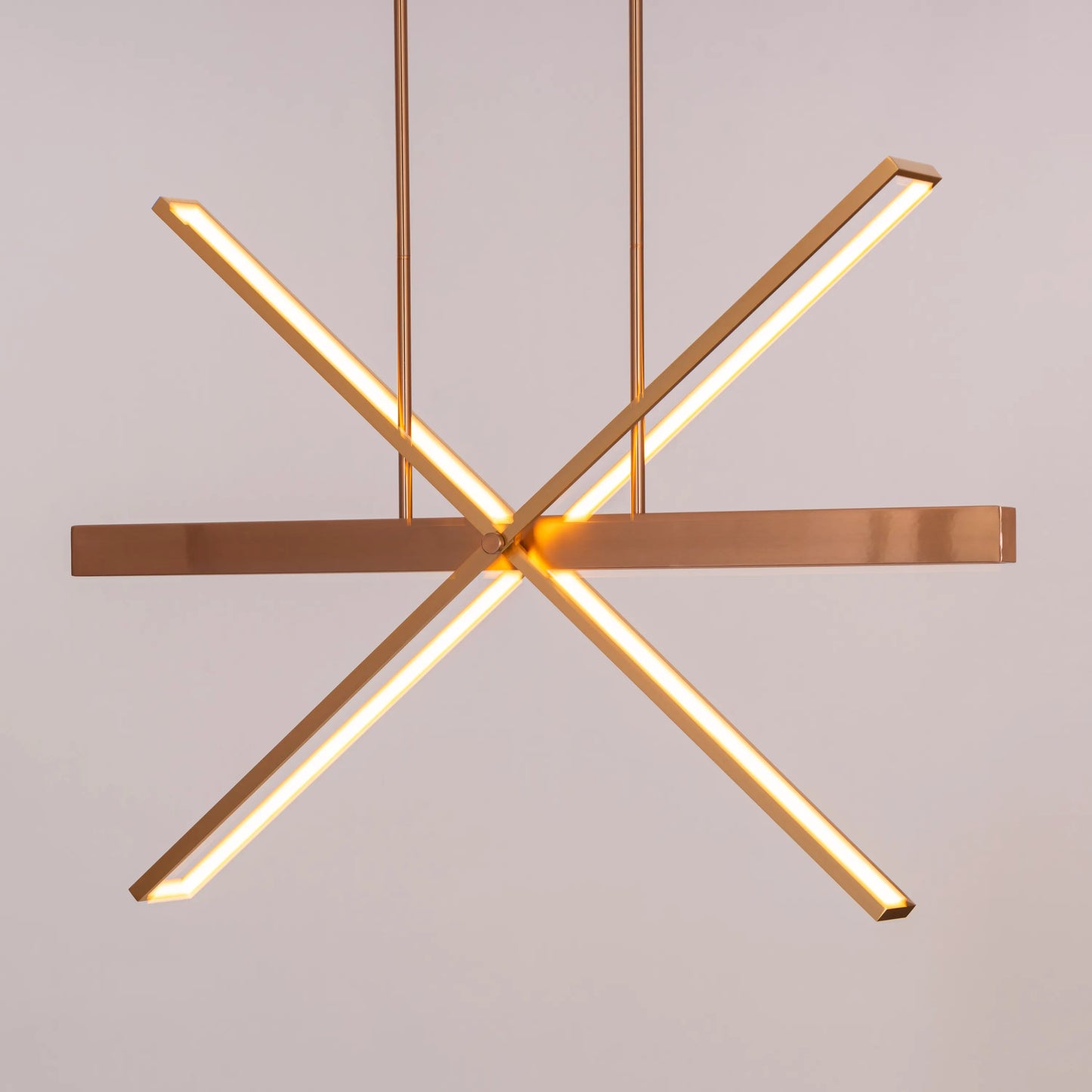 Pack Your Bags (Large, Gold, Dimmable LED With Remote Control) Chandelier