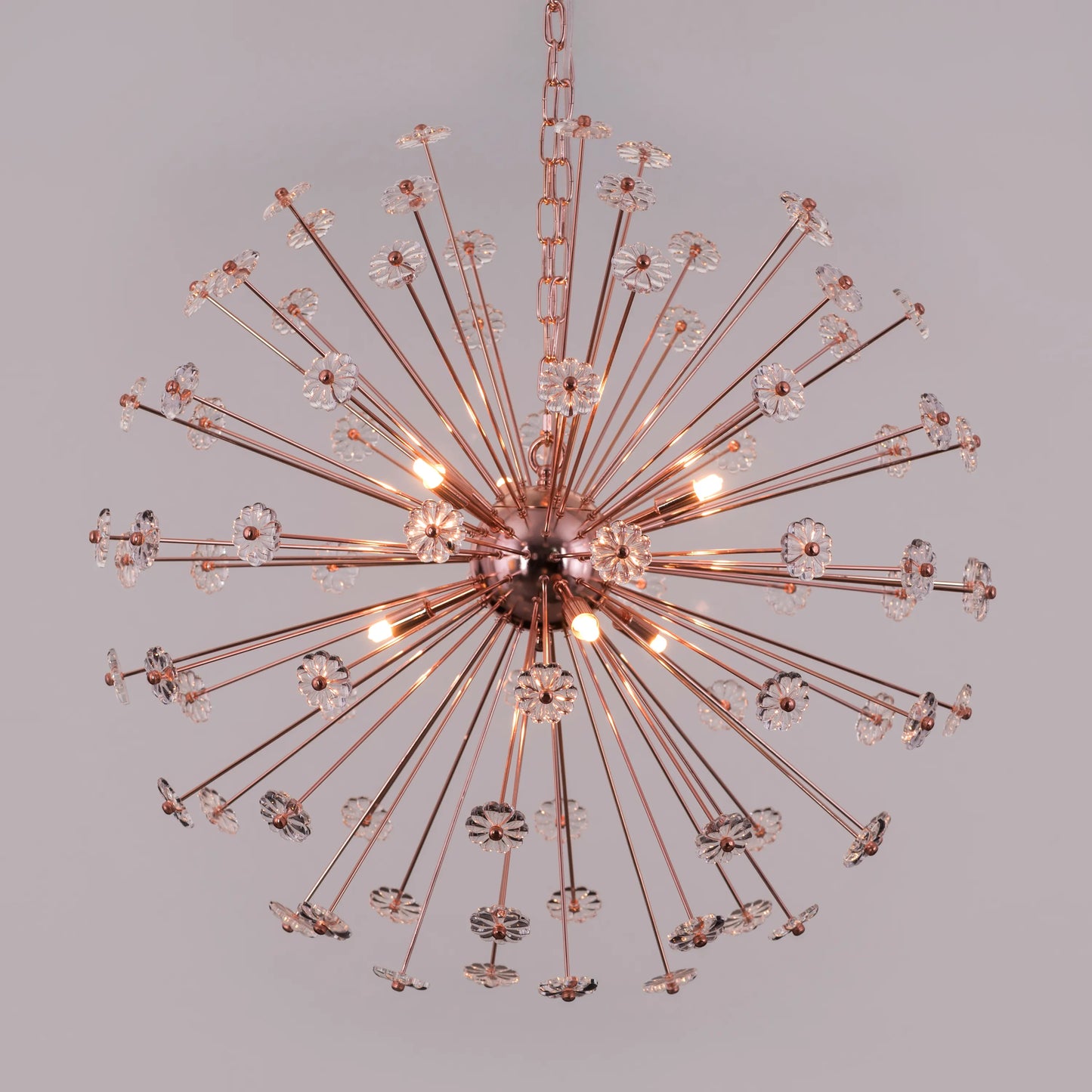 Flower Power Crystal Chandelier