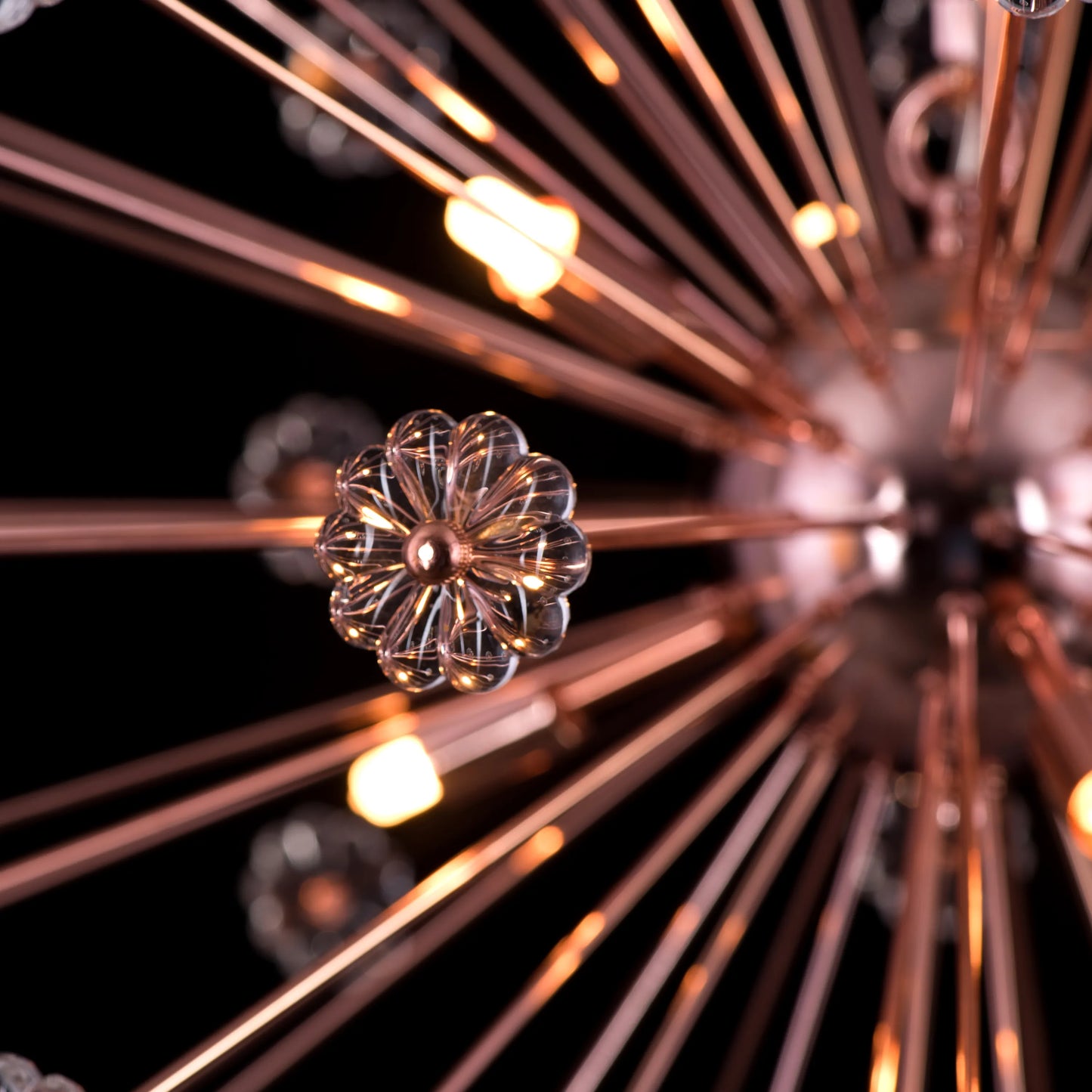 Flower Power Crystal Chandelier