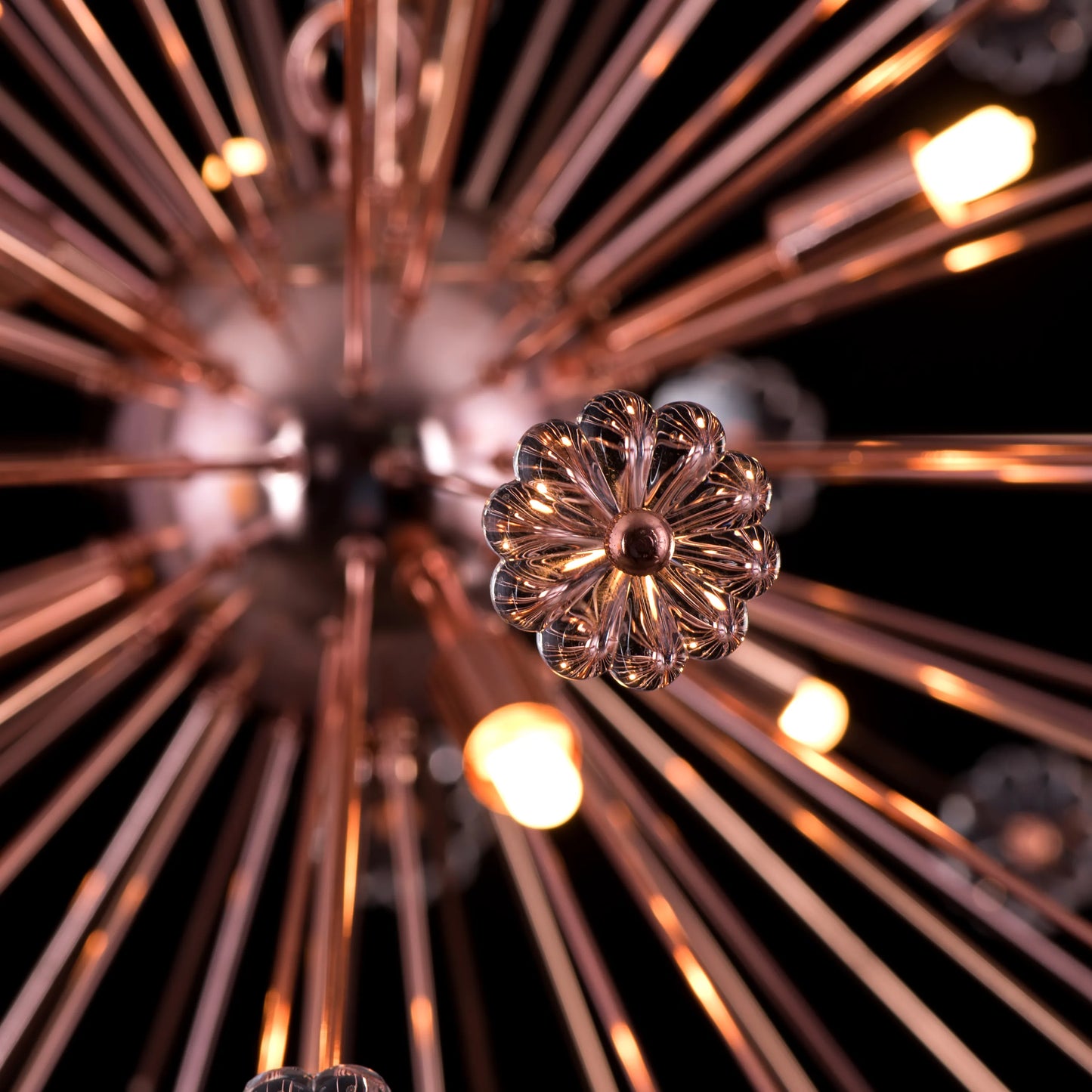 Flower Power Crystal Chandelier