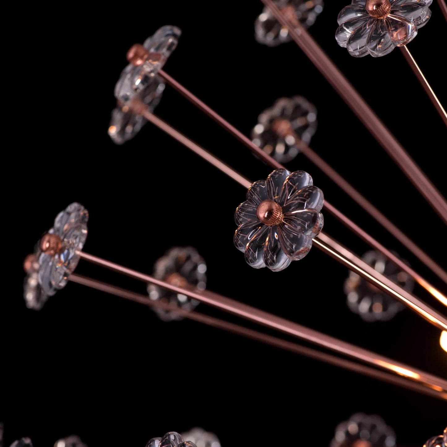 Flower Power Crystal Chandelier