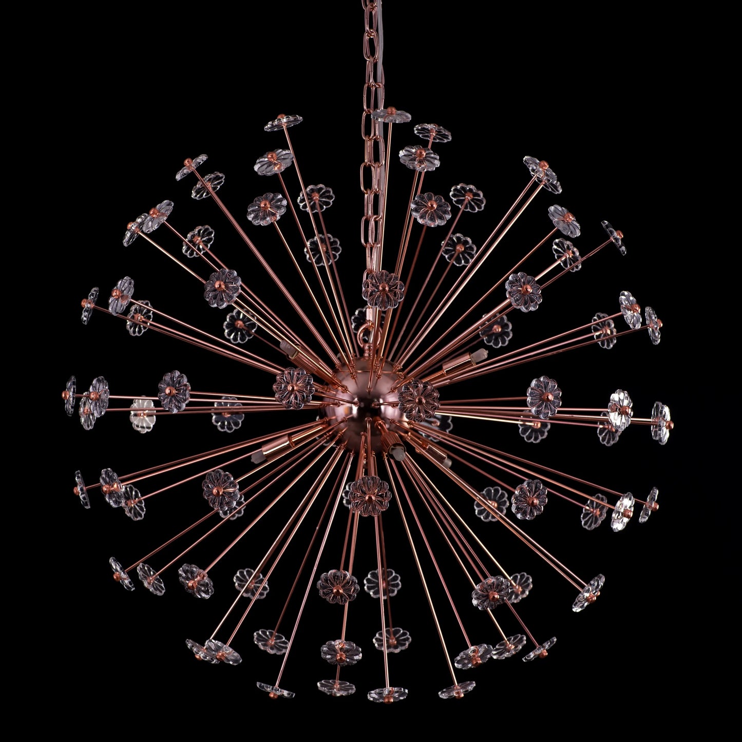 Flower Power Crystal Chandelier