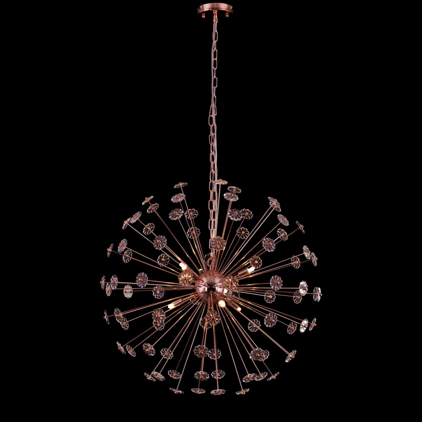 Flower Power Crystal Chandelier