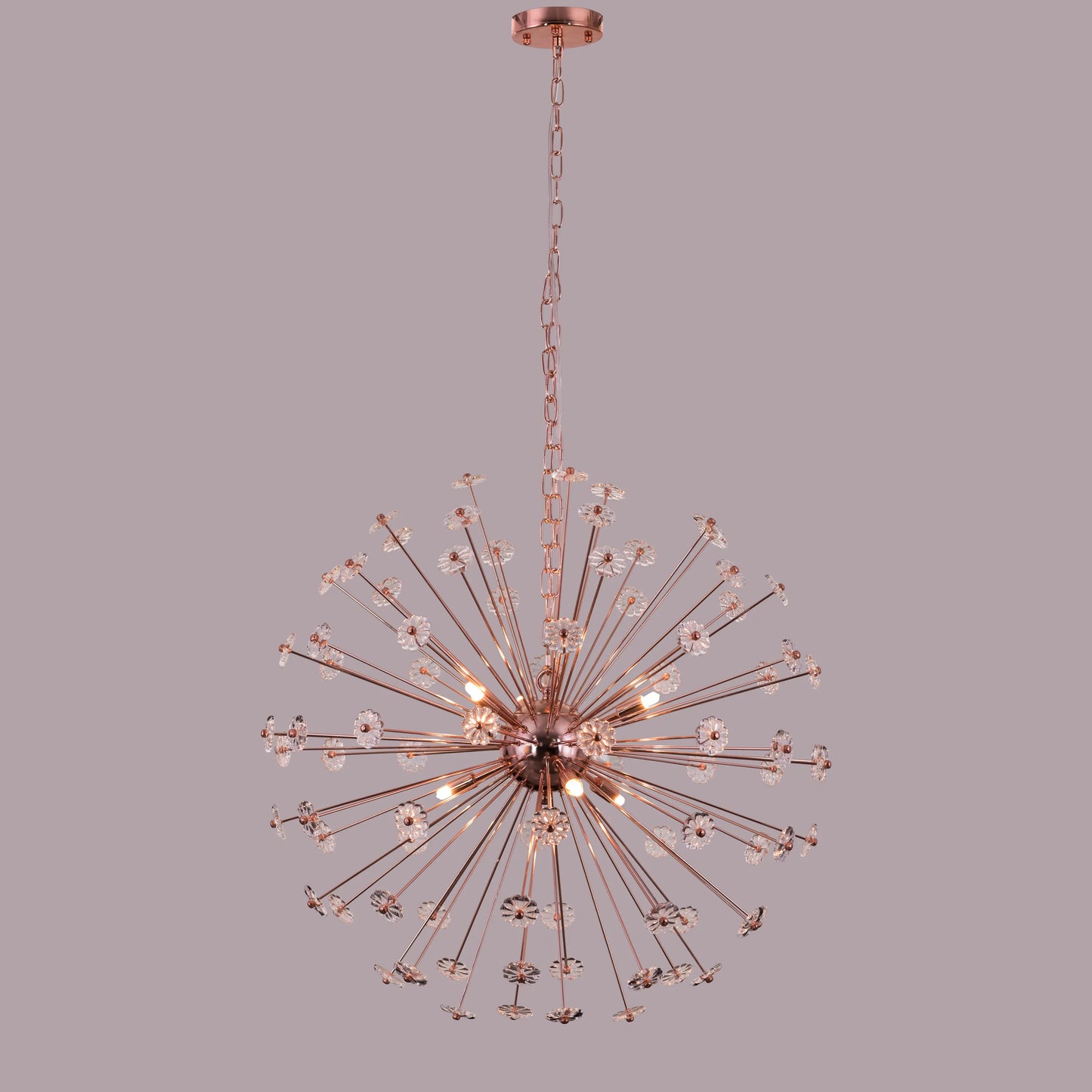 Flower Power Crystal Chandelier