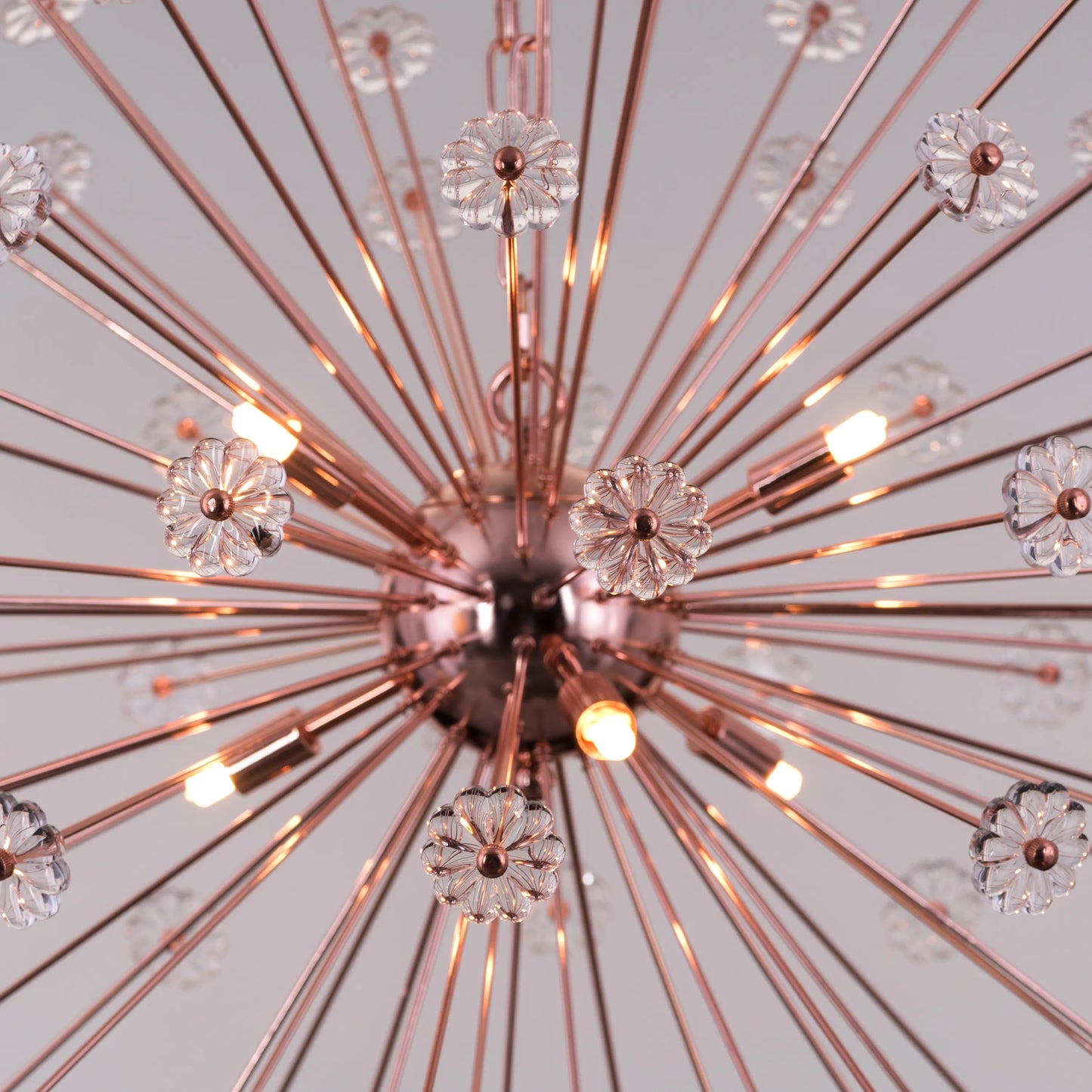 Flower Power Crystal Chandelier