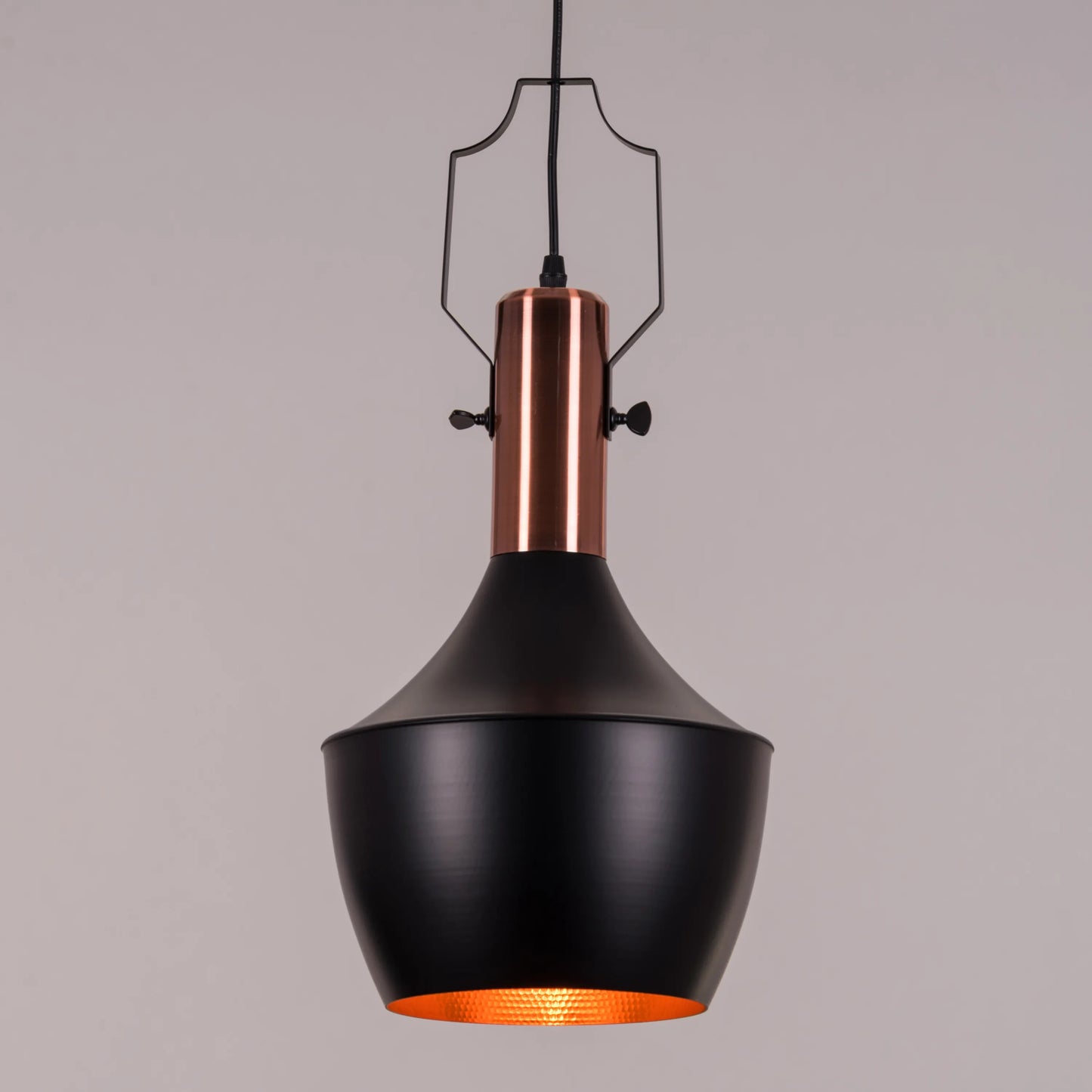 Sleek Flight Mode Pendant Light in Contemporary Black Finish