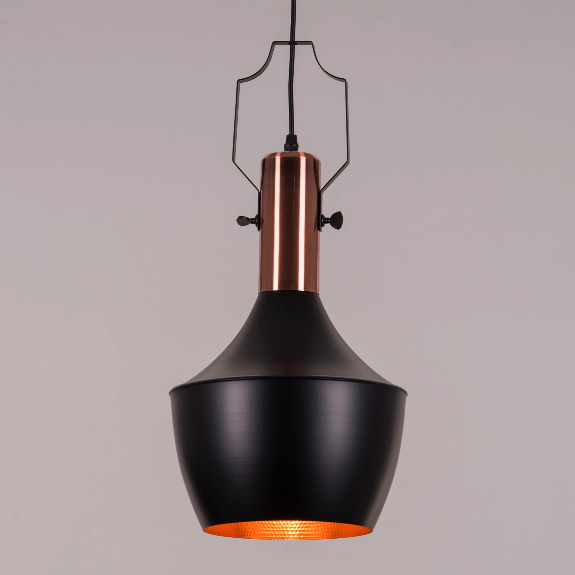 Sleek Flight Mode Pendant Light in Contemporary Black Finish