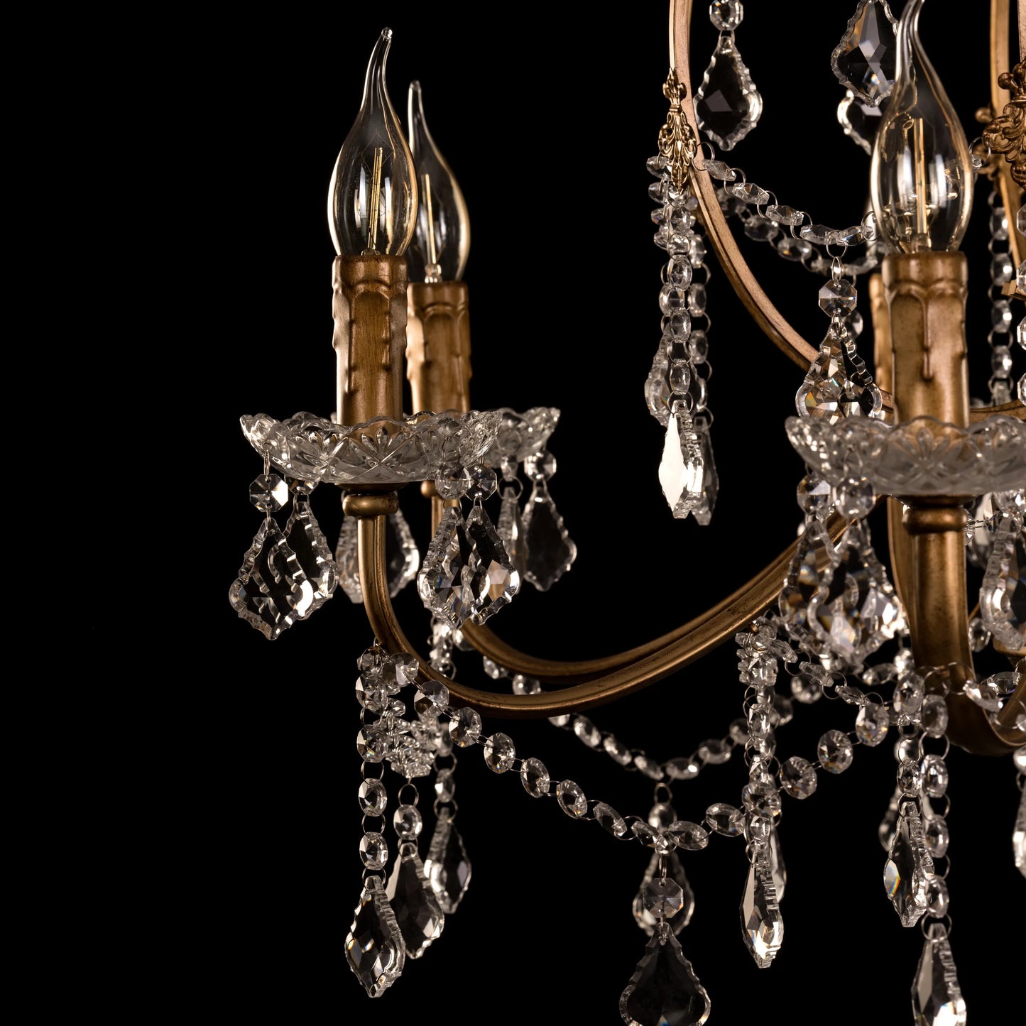 Rustic Restoration Crystal Chandelier