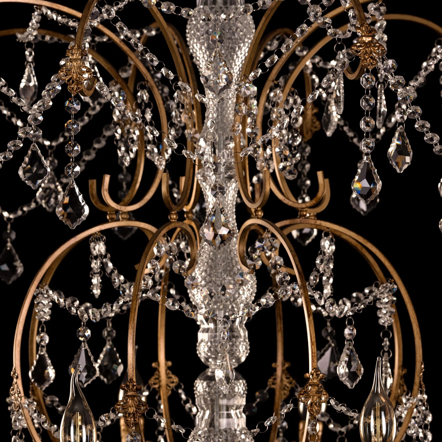 Rustic Restoration Crystal Chandelier