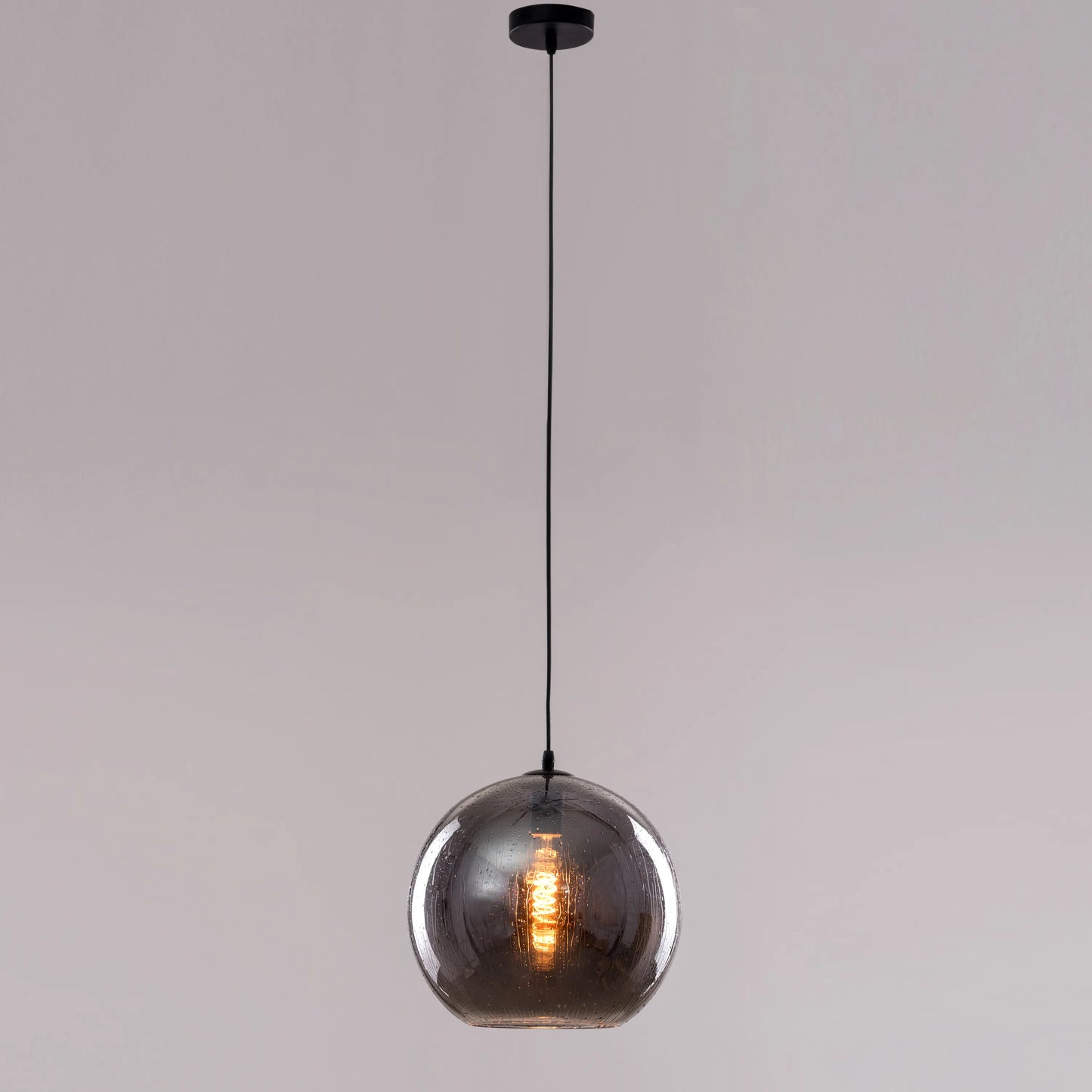 Cloud Burst (Smokey Grey, Waterdrop) Glass Pendant Light