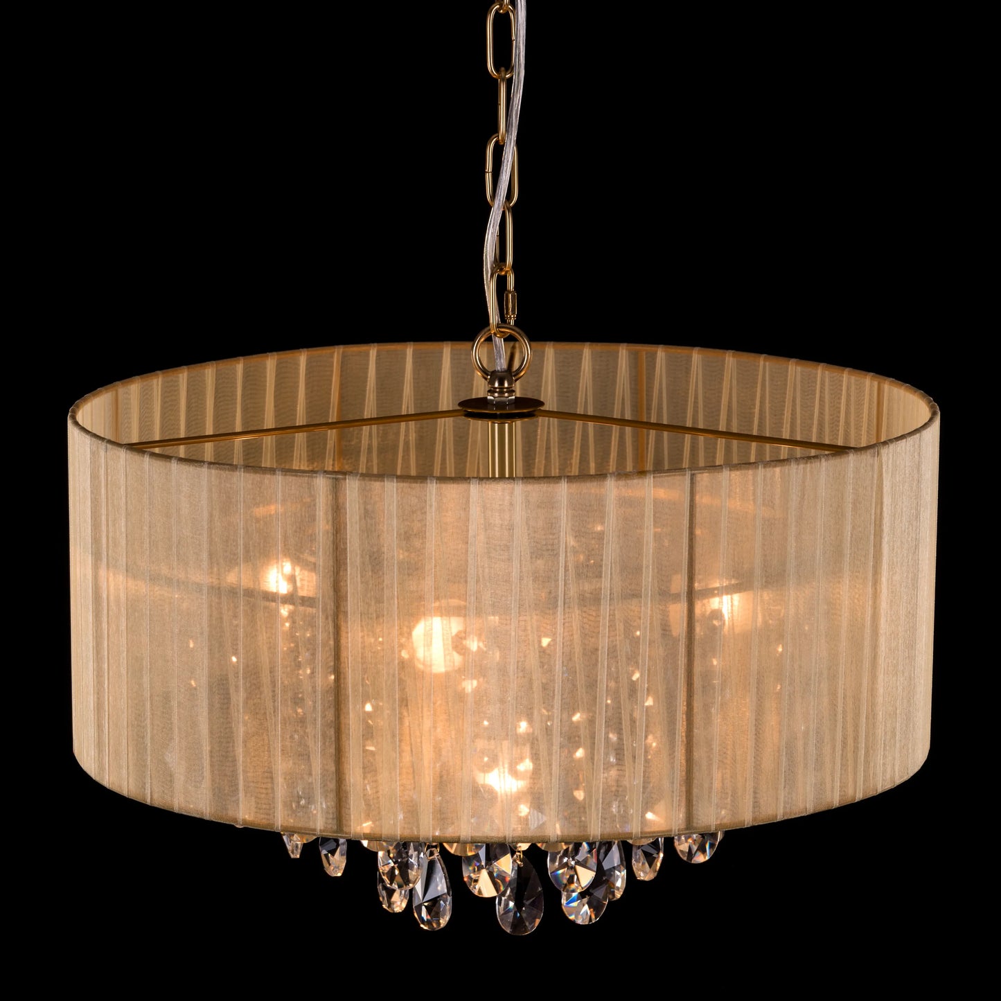 Drop Dead Gorgeous Chandelier in gold finish