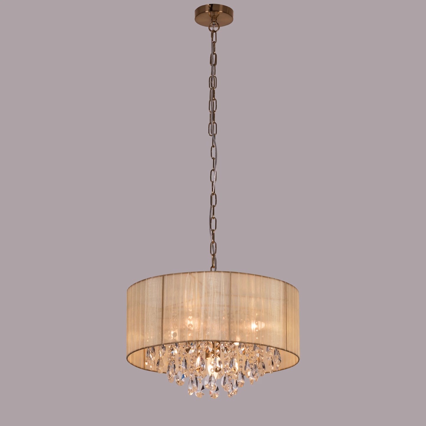 Drop Dead Gorgeous (Small, Gold) Crystal Chandelier