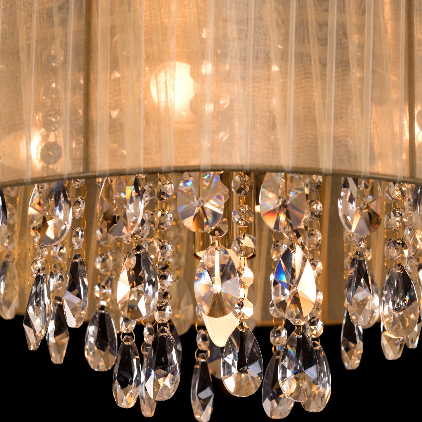 Drop Dead Gorgeous Chandelier in gold finish
