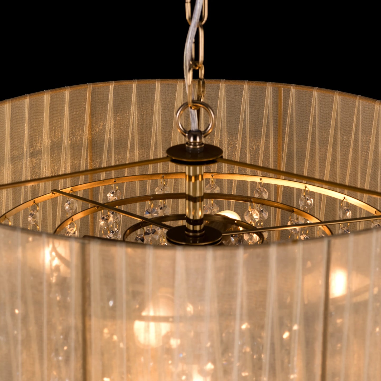 Drop Dead Gorgeous Chandelier in gold finish