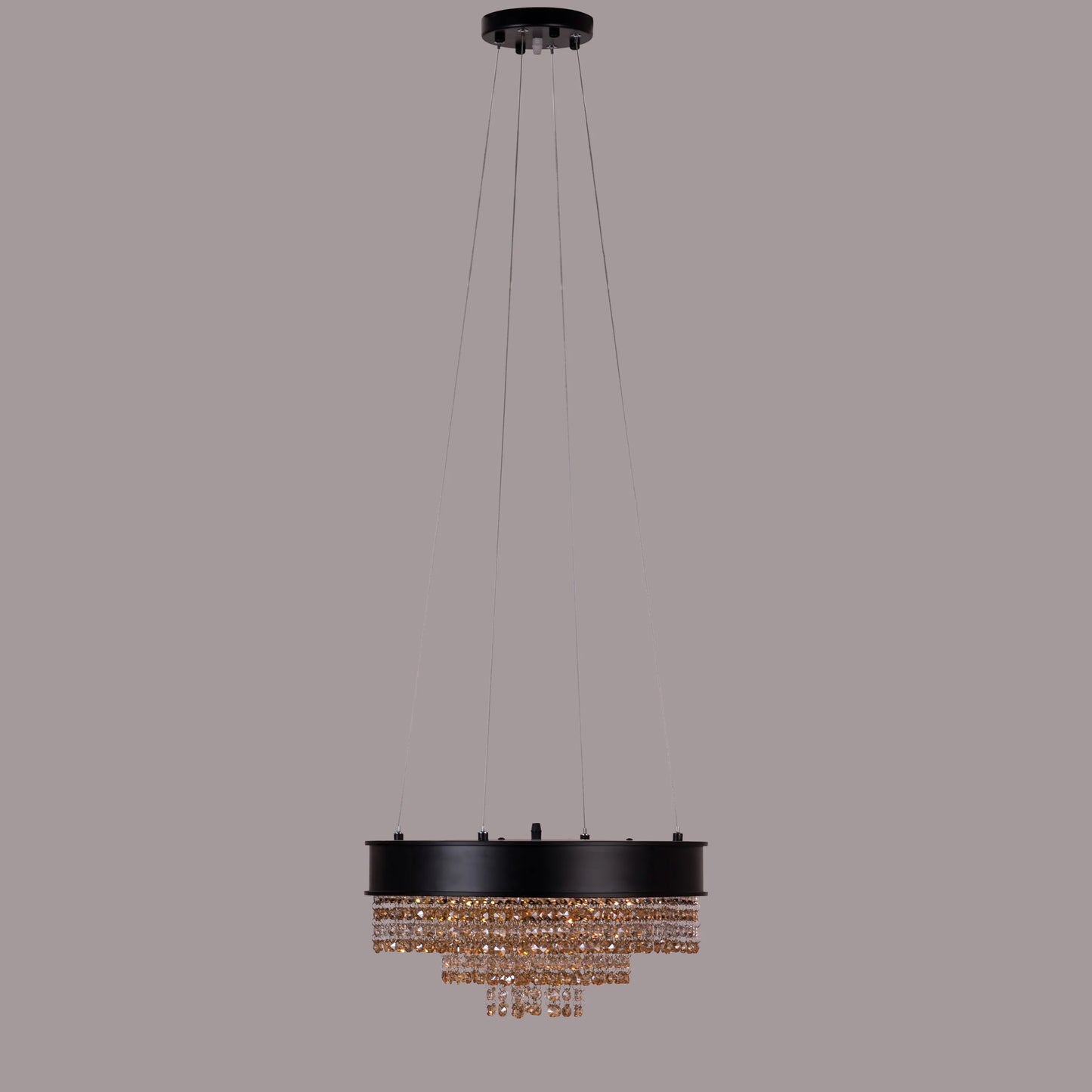 Black Tie Crystal Chandelier