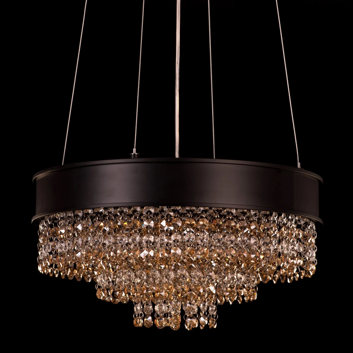 Black Tie Crystal Chandelier