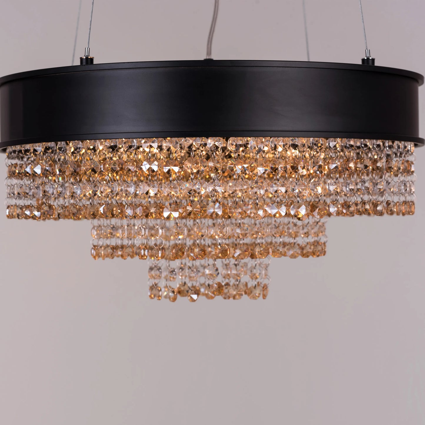 Black Tie Crystal Chandelier