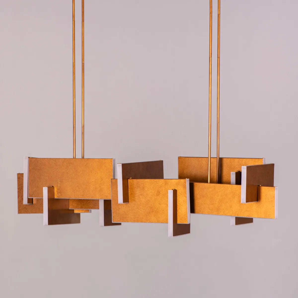 Fires Of Heaven ( Grunge Gold, 3 Color Dimmable LED with Remote Control) Chandelier