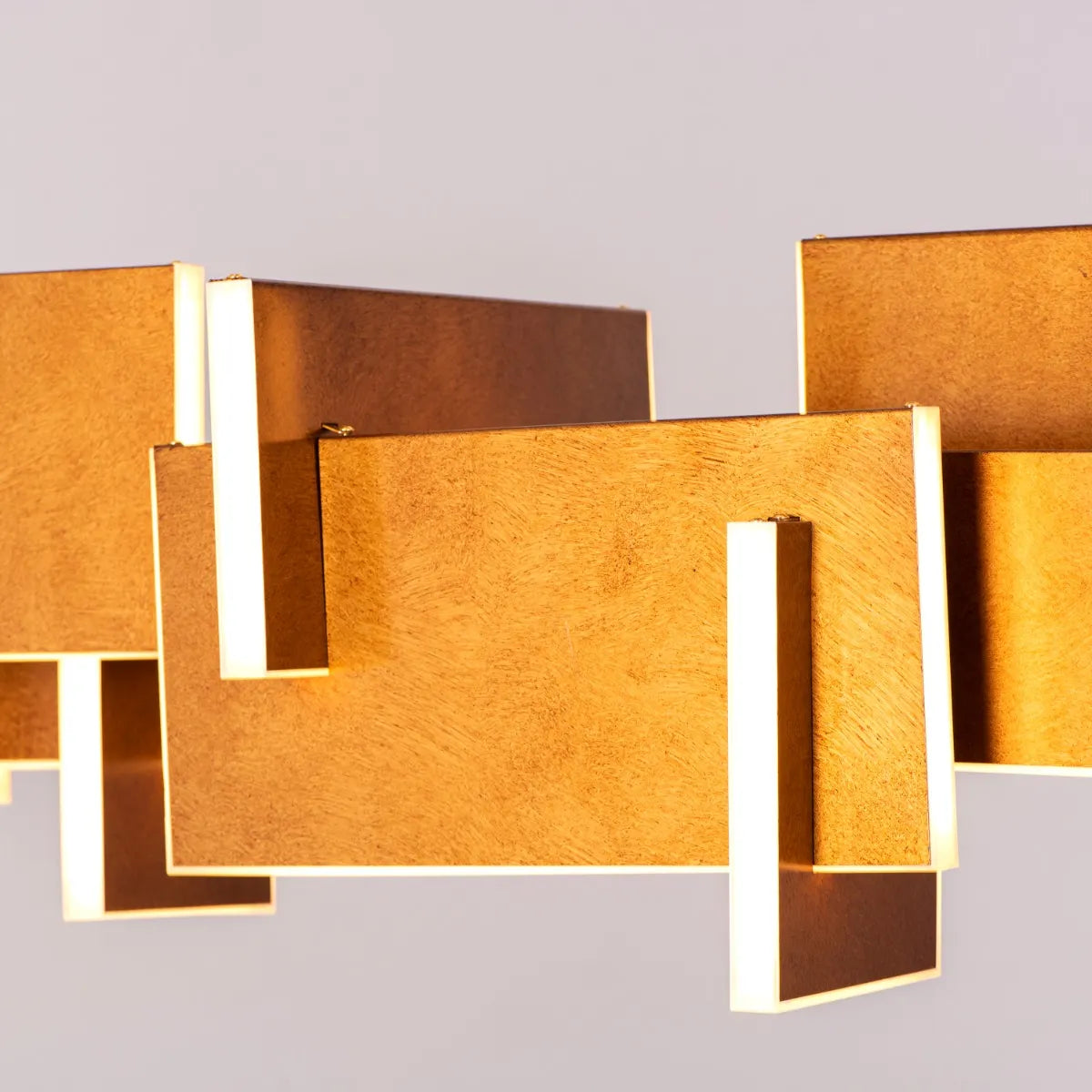 Fires Of Heaven ( Grunge Gold, 3 Color Dimmable LED with Remote Control) Chandelier